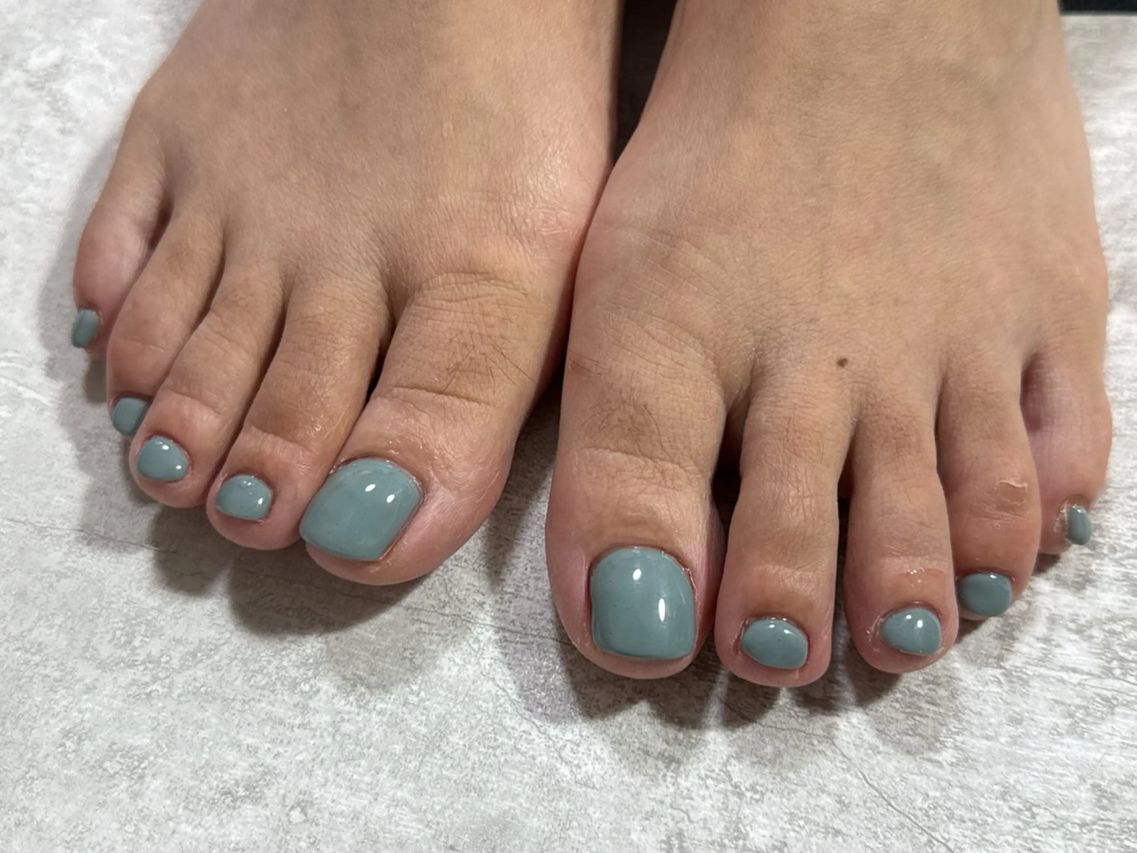 ネイル オーロラネイル フットネイル フレンチネイル ジェルネイル マグネットネイル フットネイル Mogu nail 二子玉川のネイルデザイン