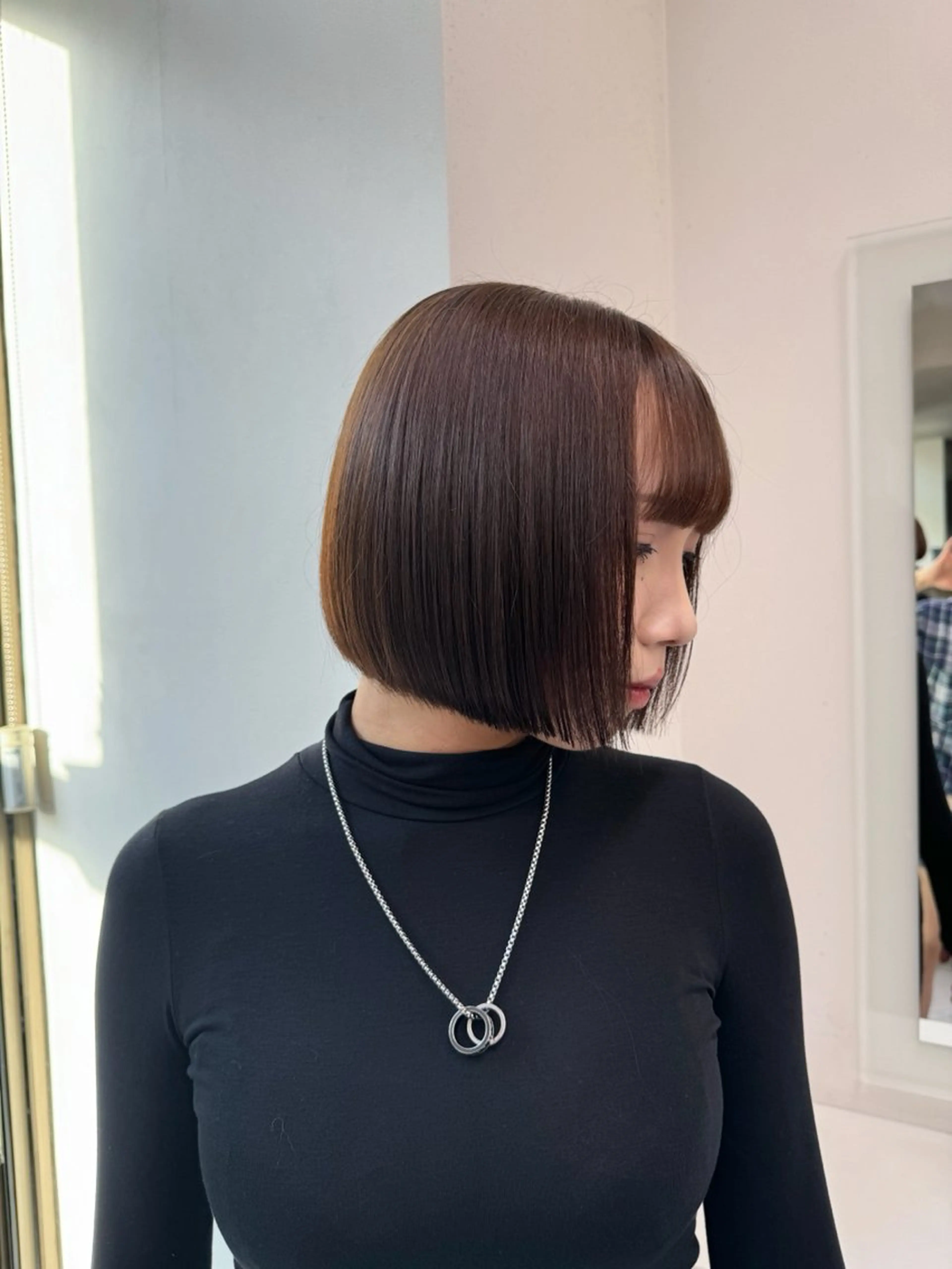 ショート カラー ヘアアレンジ ハイトーン/ボブ /misakiのヘアスタイル