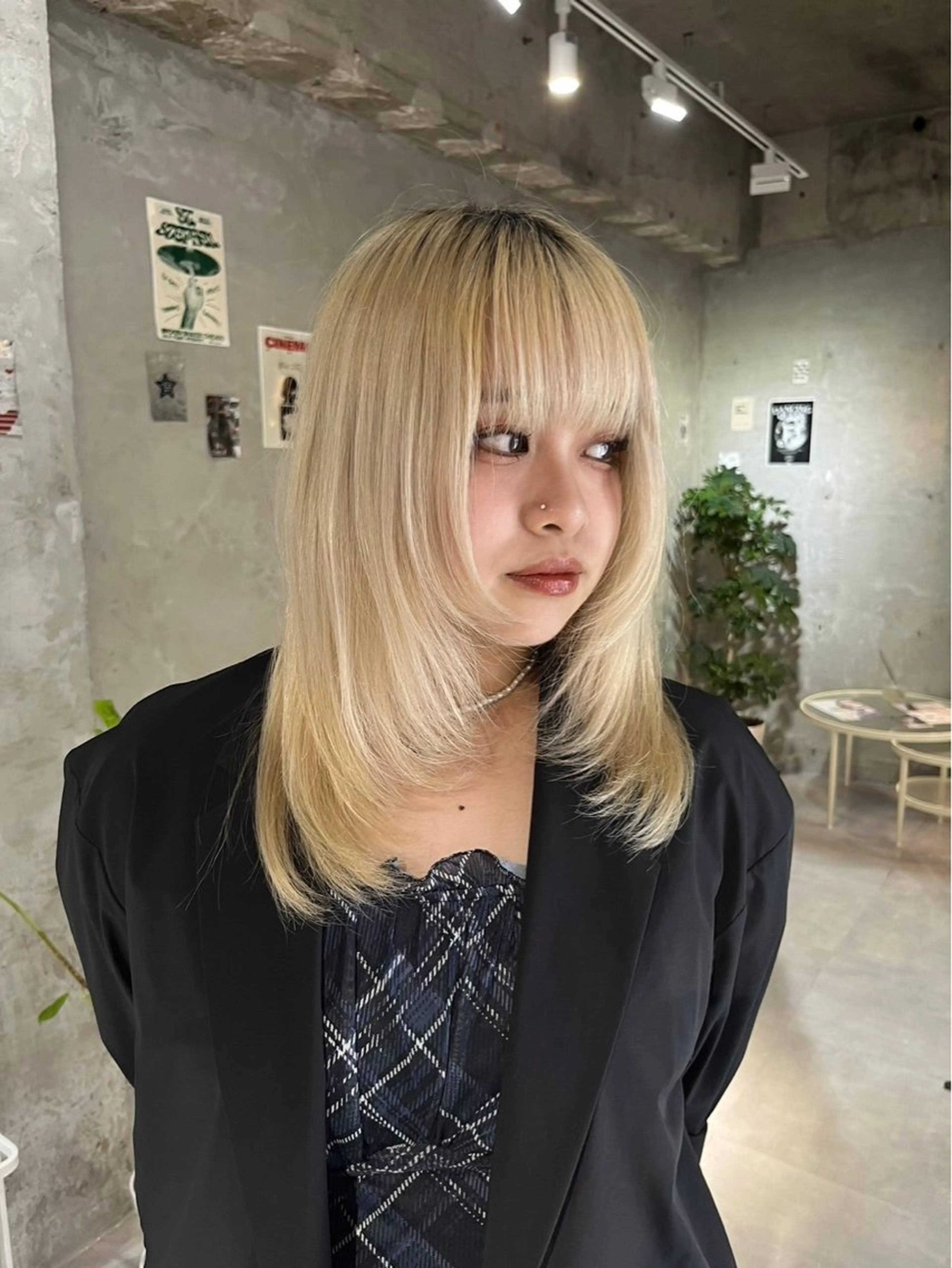 ミディアム doorwhite 🎀Kannaのヘアスタイル