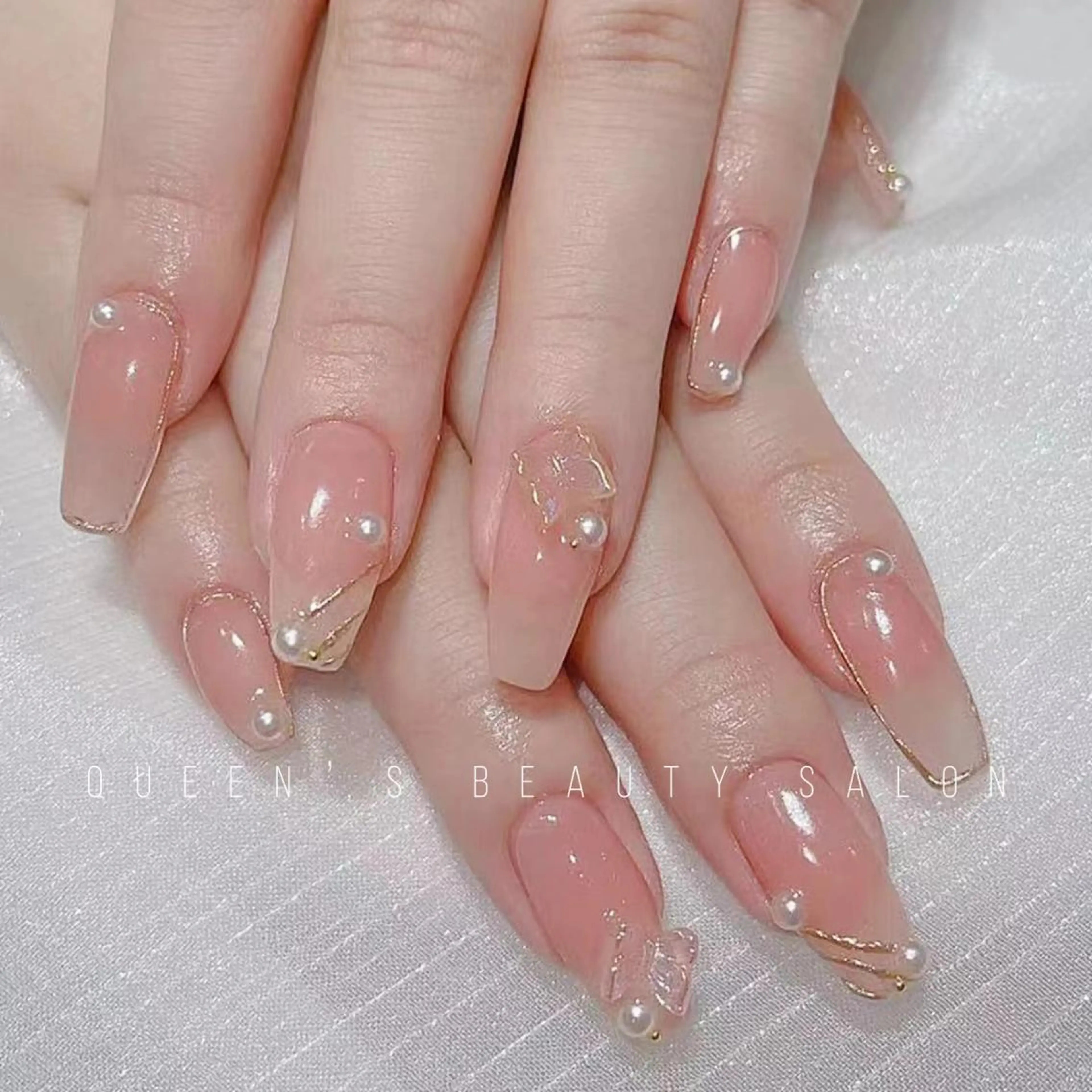 メンズ ネイル ハンドネイル Queens みなみのネイルデザイン