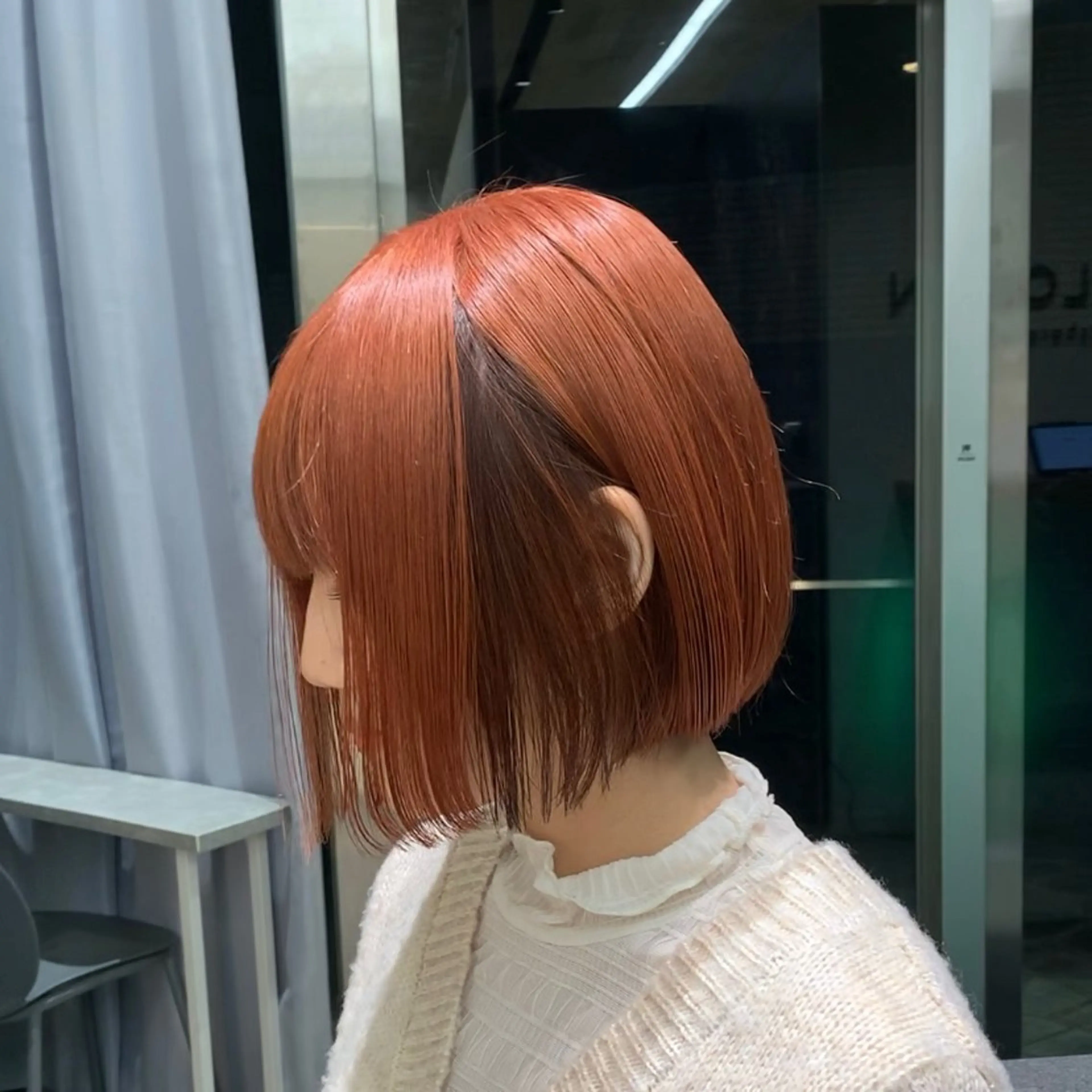 ショート カラー ヘアカラー トリートメント サロウィン(SALOWIN)原宿iori店所属・ツヤツヤ ハイトーン/Reiのヘアスタイル