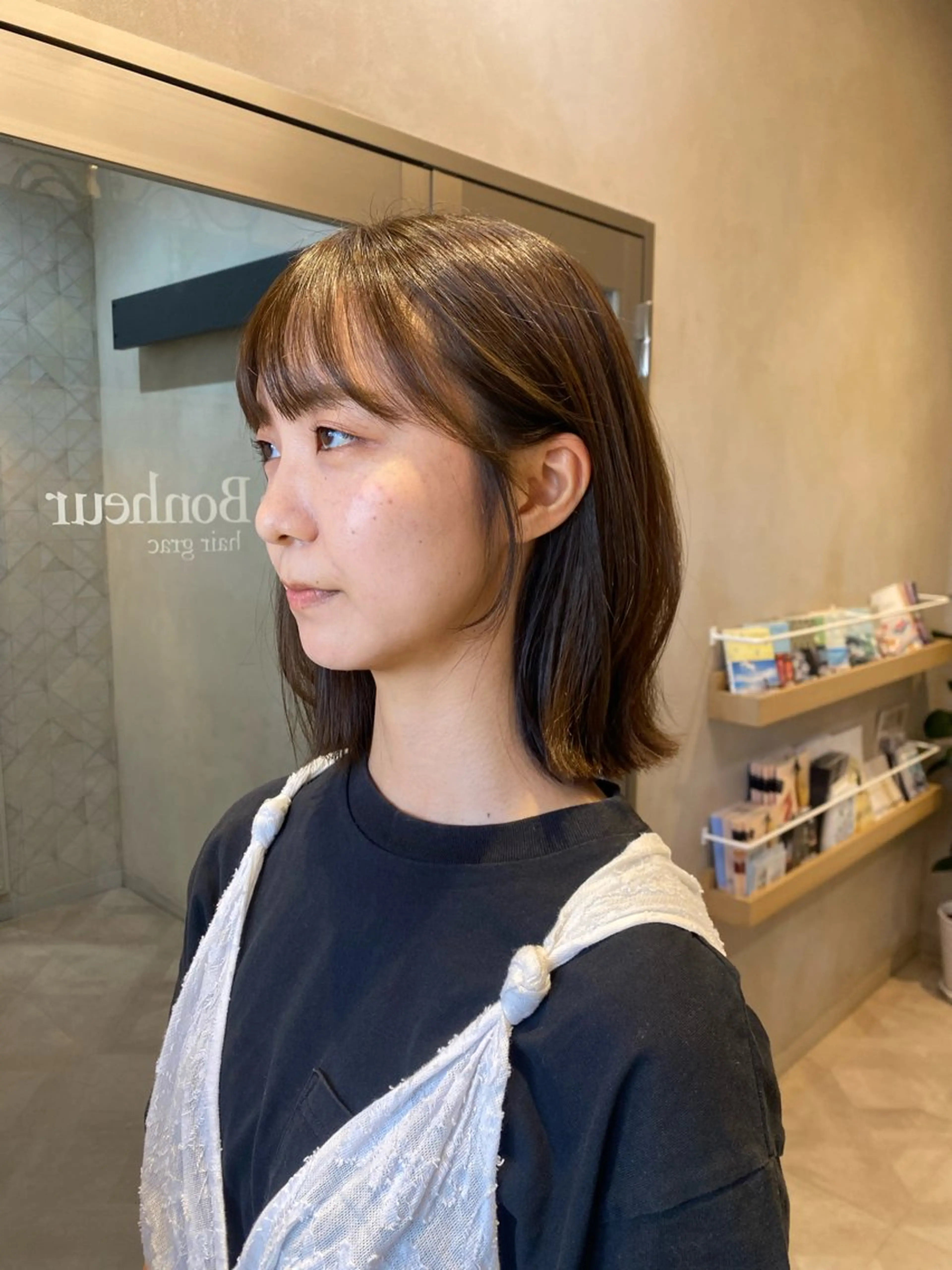 ミディアム カット La Bonheur hair  grace 門前仲町店【ラボヌール ヘア グレース】所属・【L.B.G】 杉本　篤史のヘアスタイル