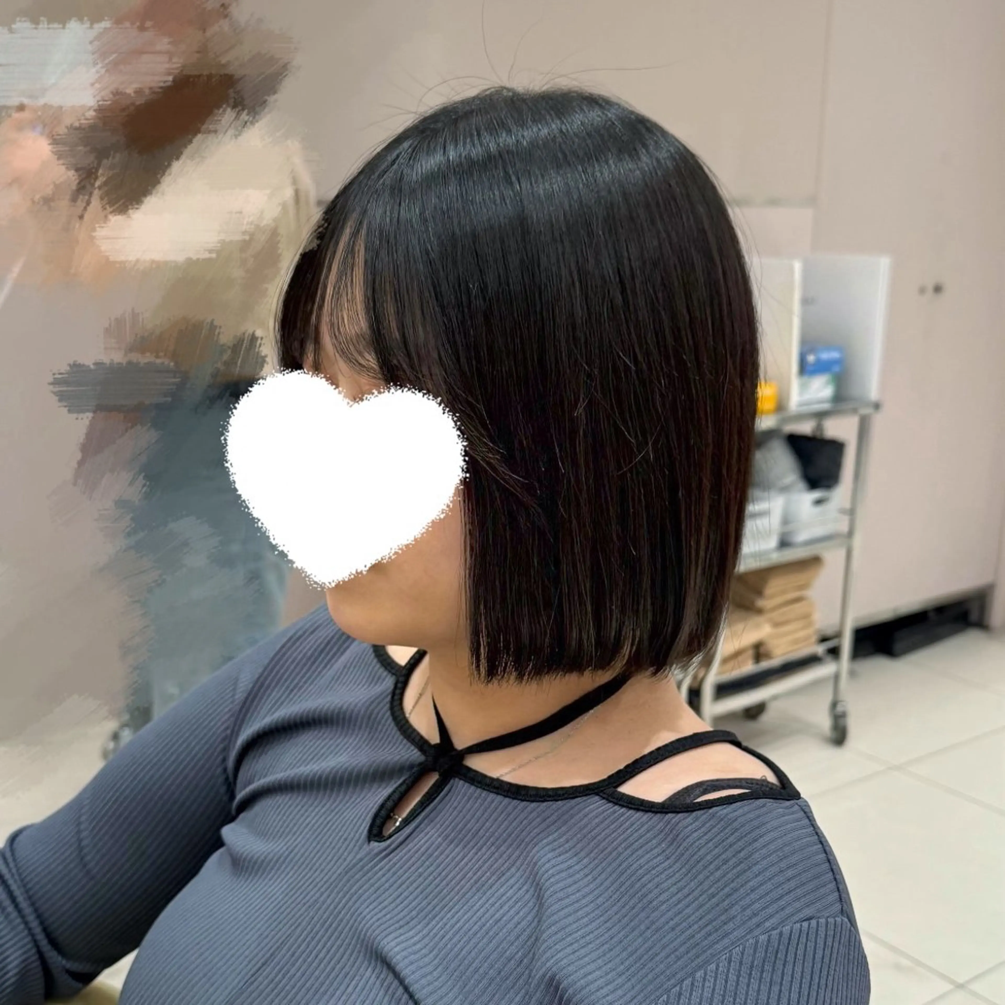 ショート カット ヘアカラー トリートメント 内田 志乃のヘアスタイル