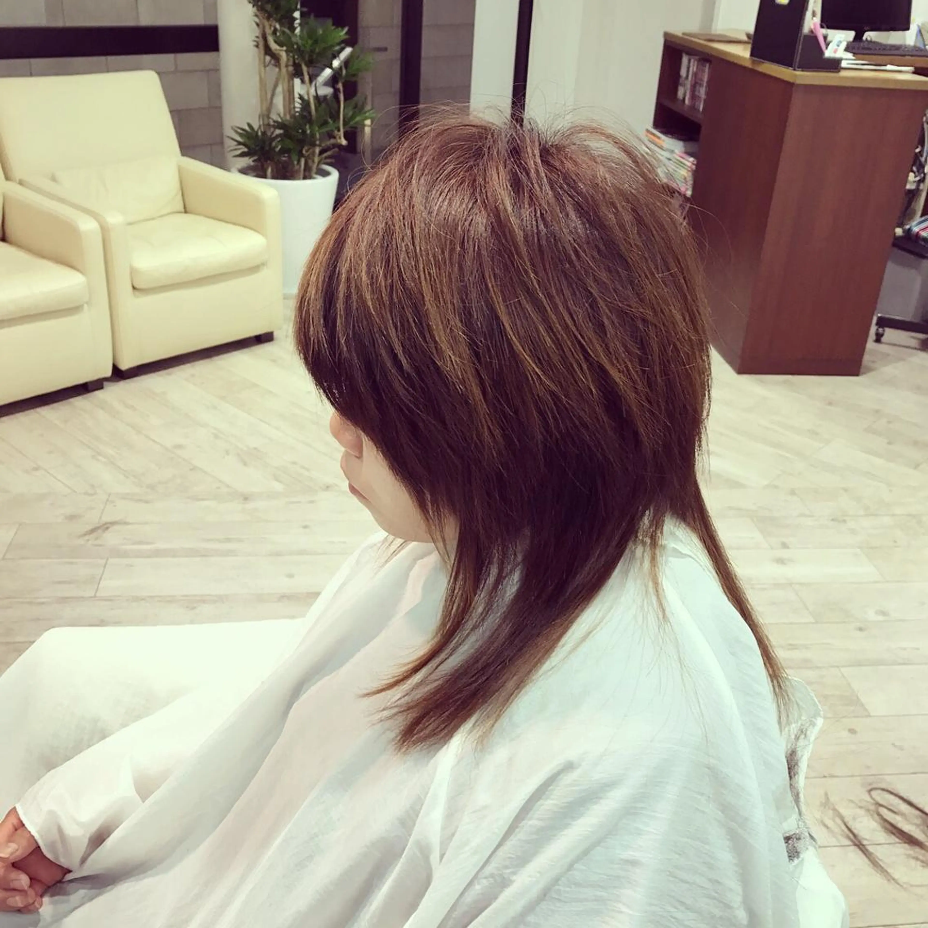 ショート ミディアム セミロング ロング カラー パーマ ヘアアレンジ メンズ キッズ ネイル マツエク・マツパ Leyシェアサロン所属・KenIchi施術者 1%未満ドライカットのヘアスタイル