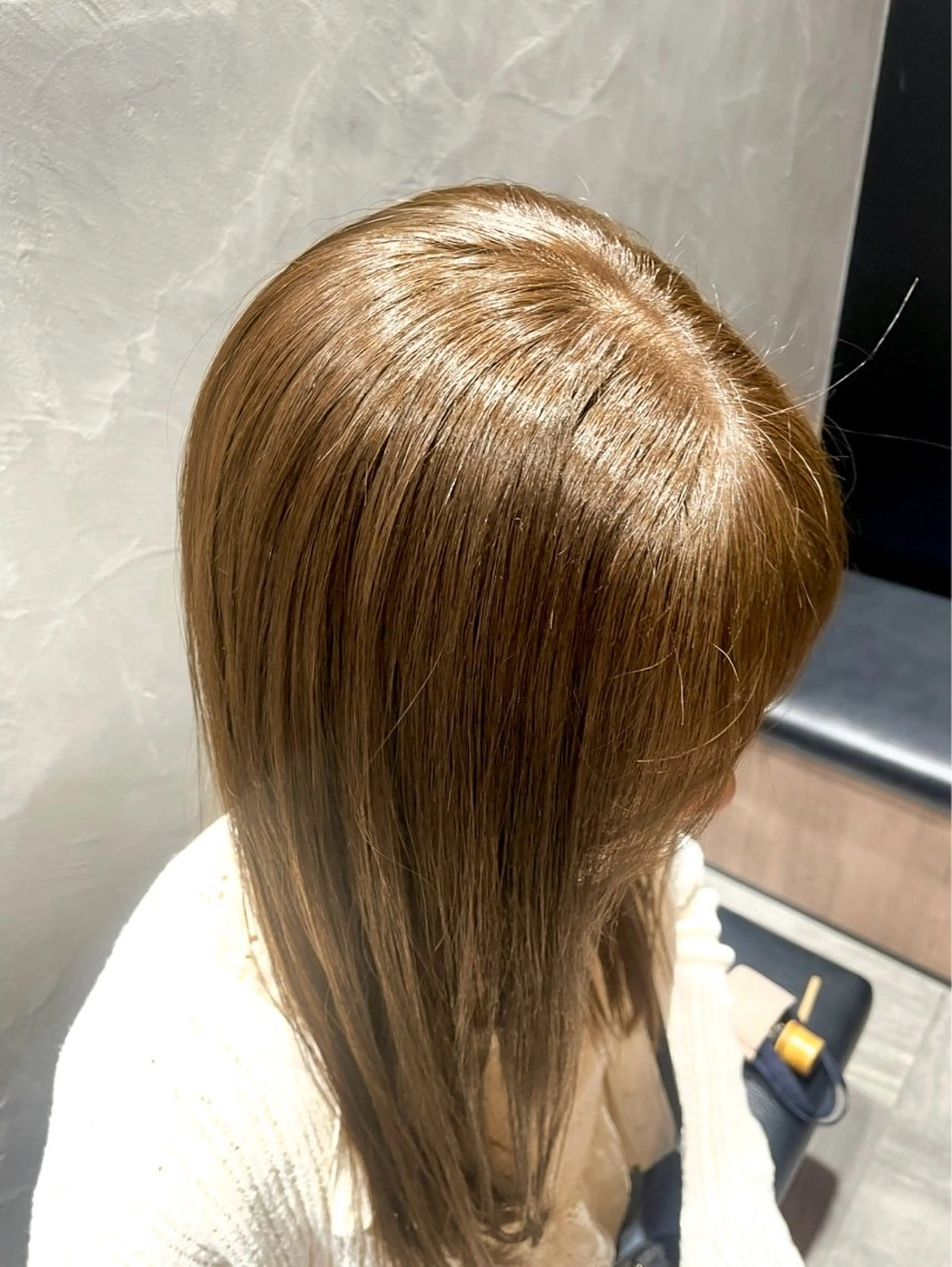 セミロング カラー パーマ カット ヘアカラー トリートメント レイヤー/透明感/ 髪質改善🫧NANAのヘアスタイル
