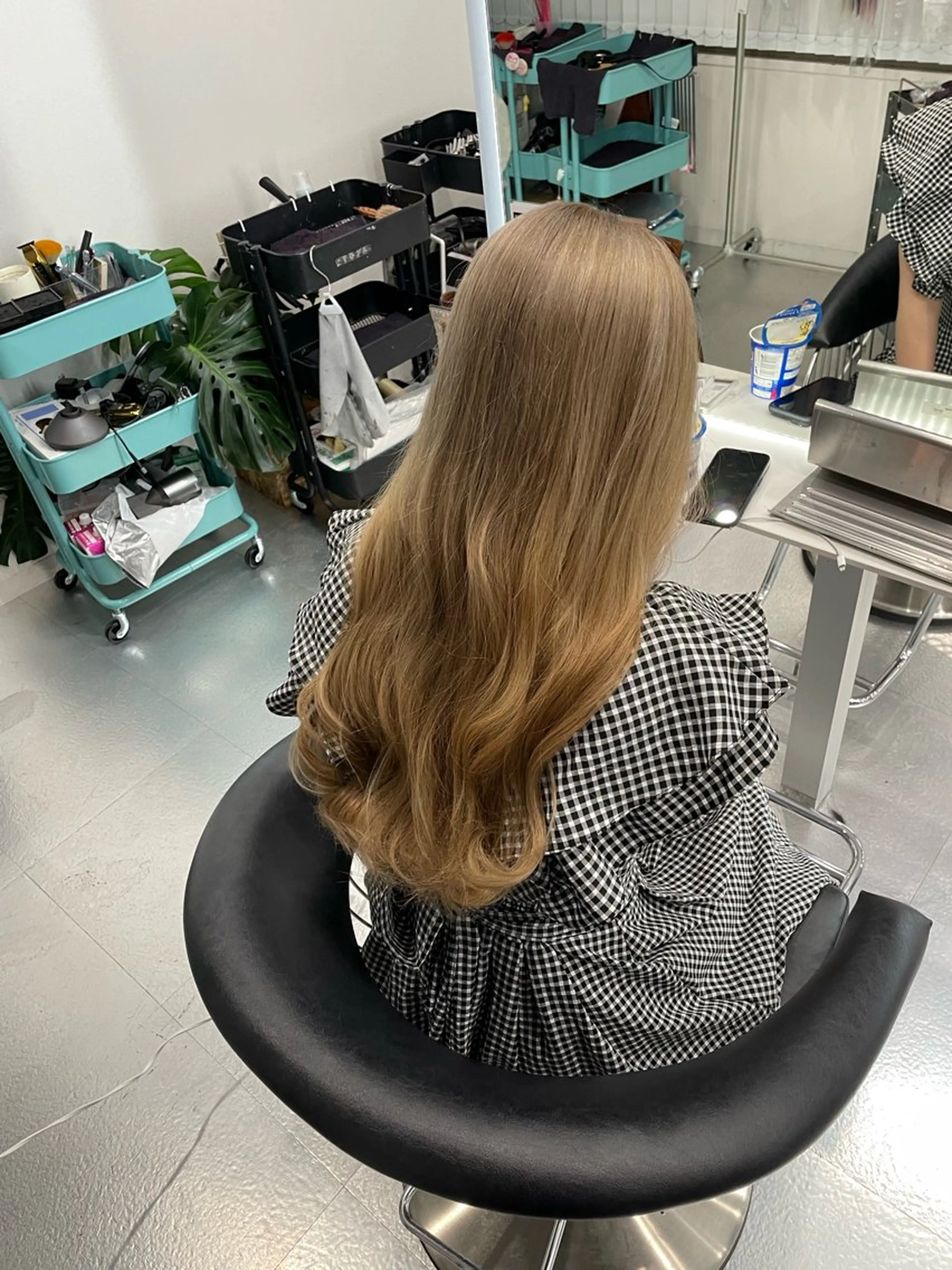 ロング カラー ヘアカラー トリートメント 野崎 孝章のヘアスタイル