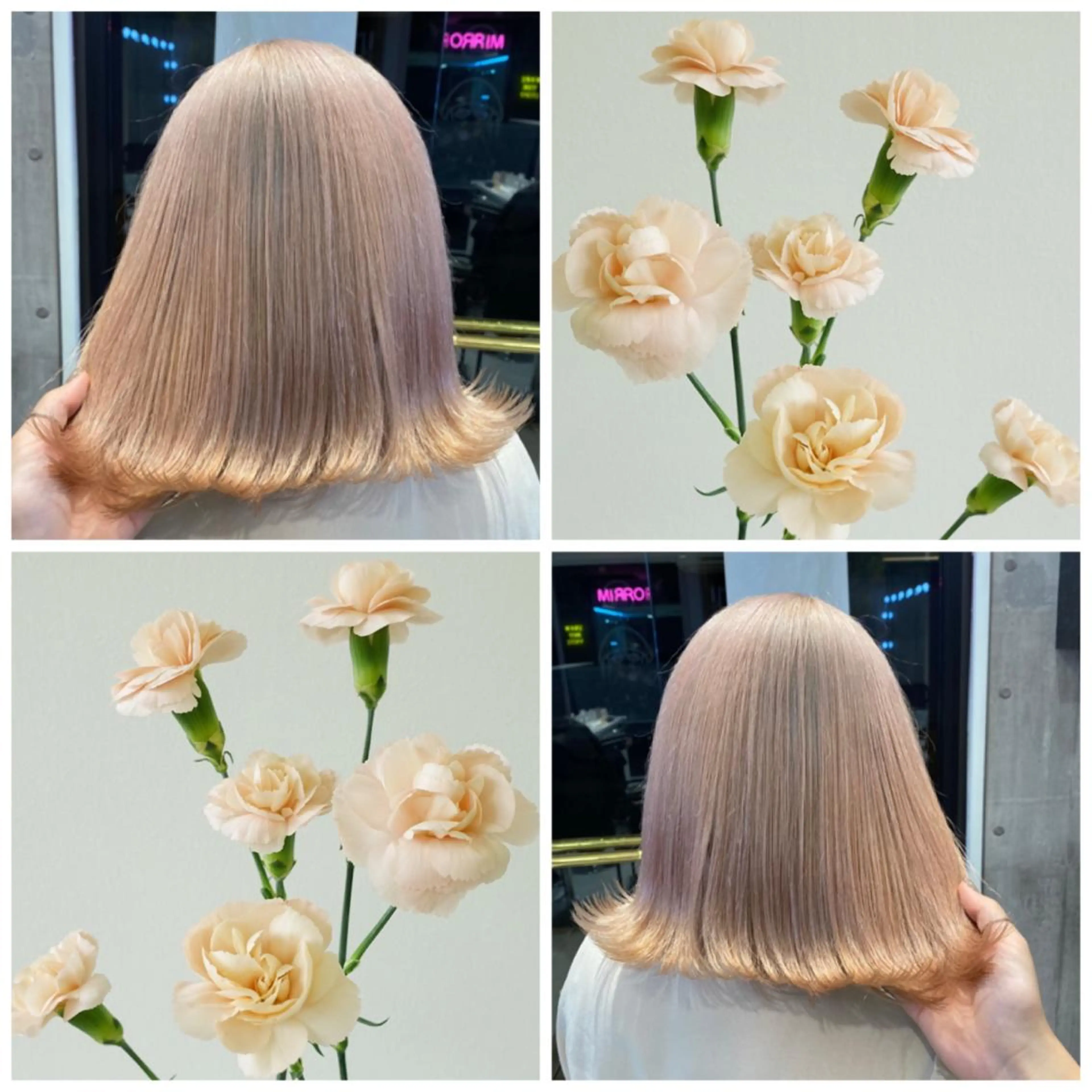 カラー ベージュカラー デザインカラー MIKU🦋のヘアスタイル