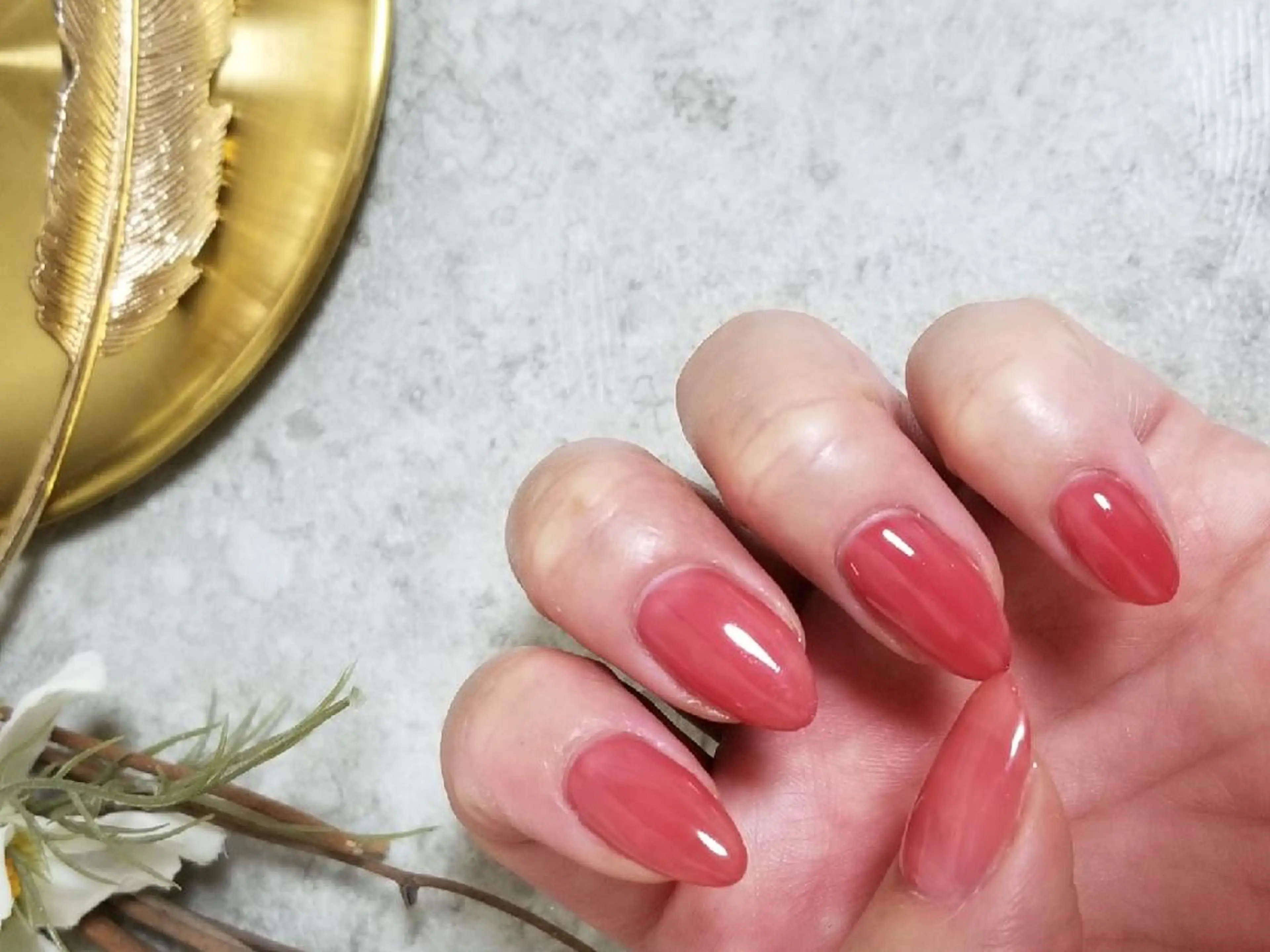 ネイル ワンカラーネイル ハンドネイル Lien nail リアン　ネイルのネイルデザイン