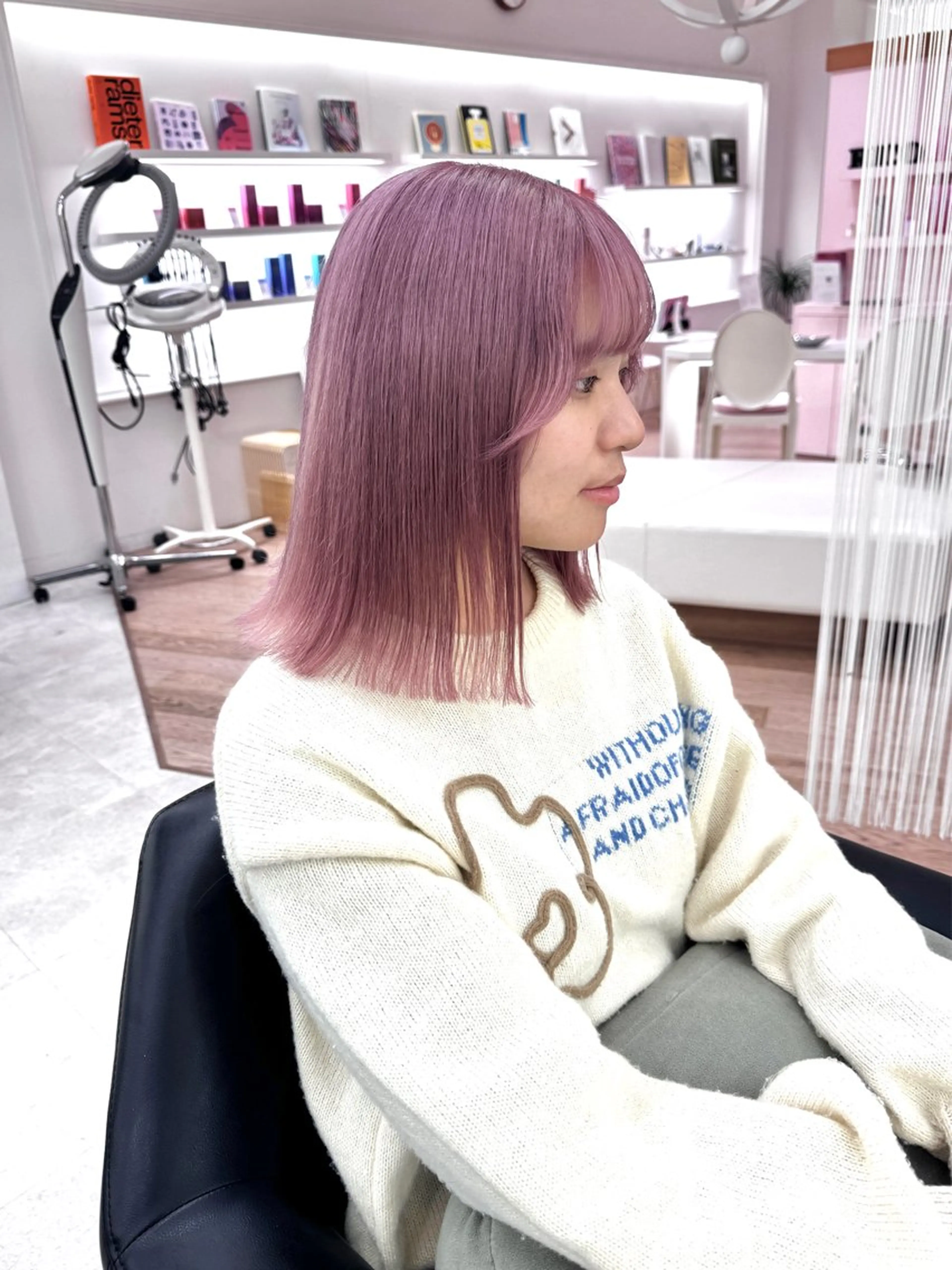 ロング カラー ヘアカラー ParveMix NANOのヘアスタイル