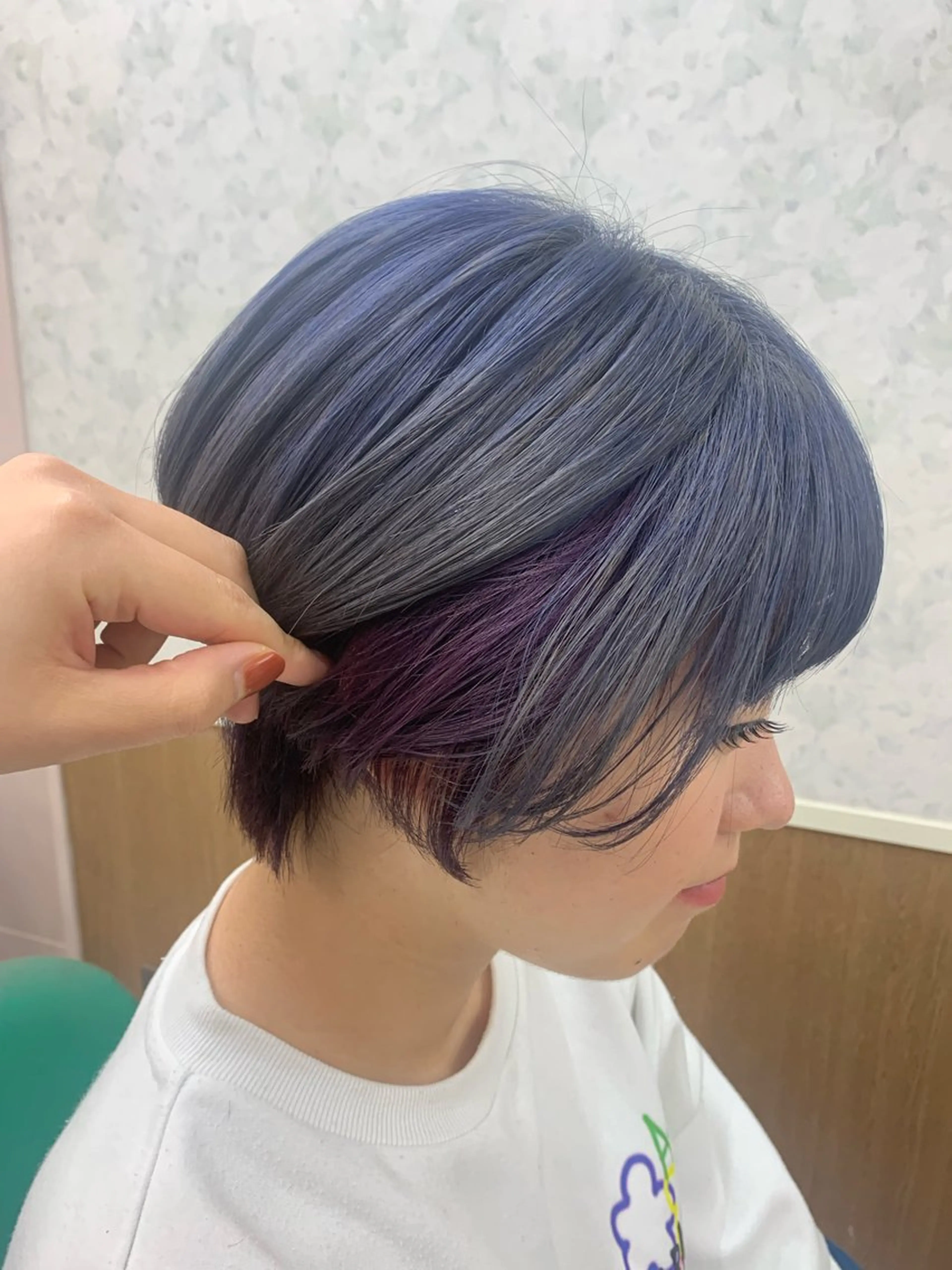 ショート カット ヘアカラー ヘッドスパ 白髪染め/白髪ぼかし コバヤシシオリのヘアスタイル