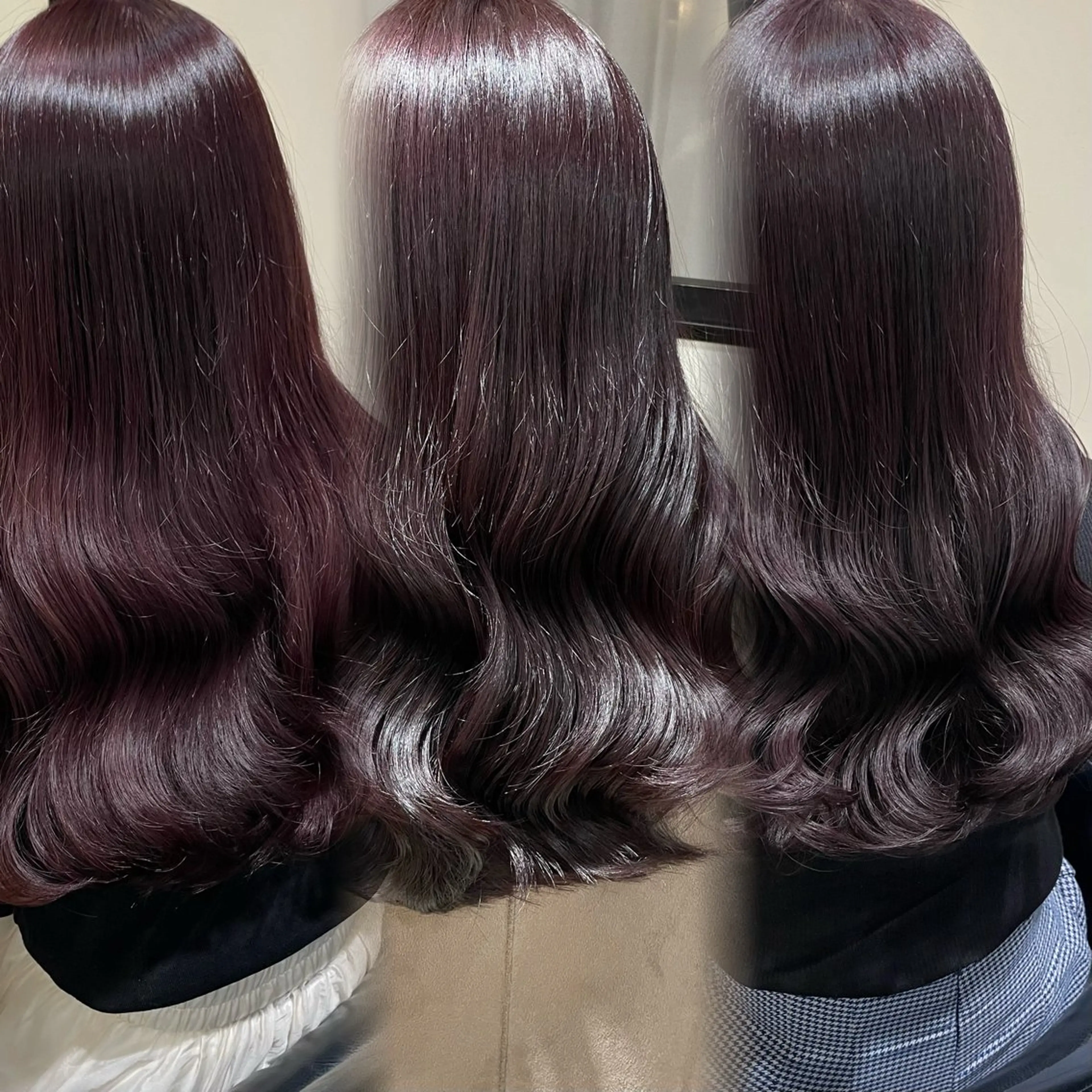 ロング カラー ヘアカラー トリートメント kana ブリーチなしカラー✨のヘアスタイル
