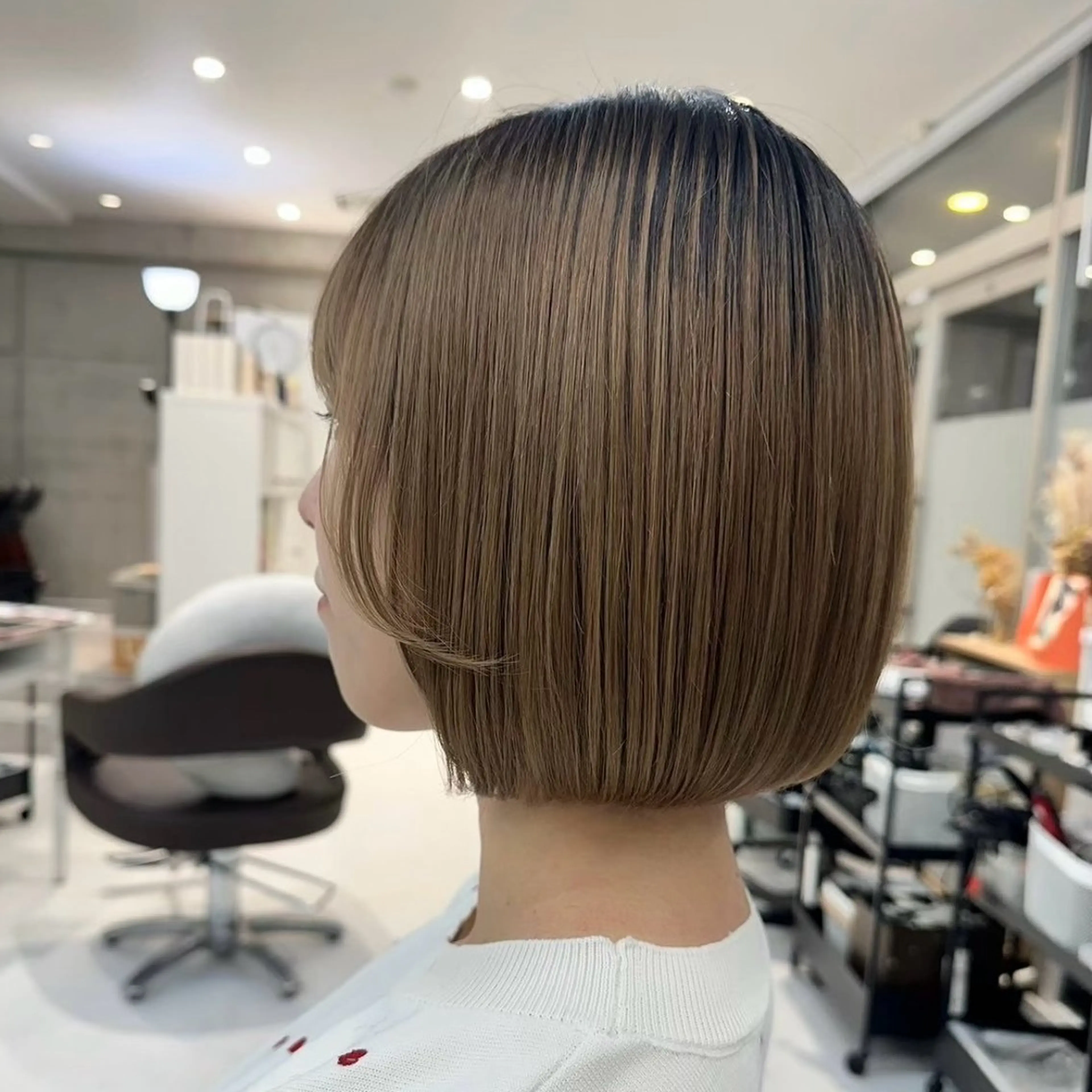 ミディアム 田島拓海 LEV. ボブカットのヘアスタイル