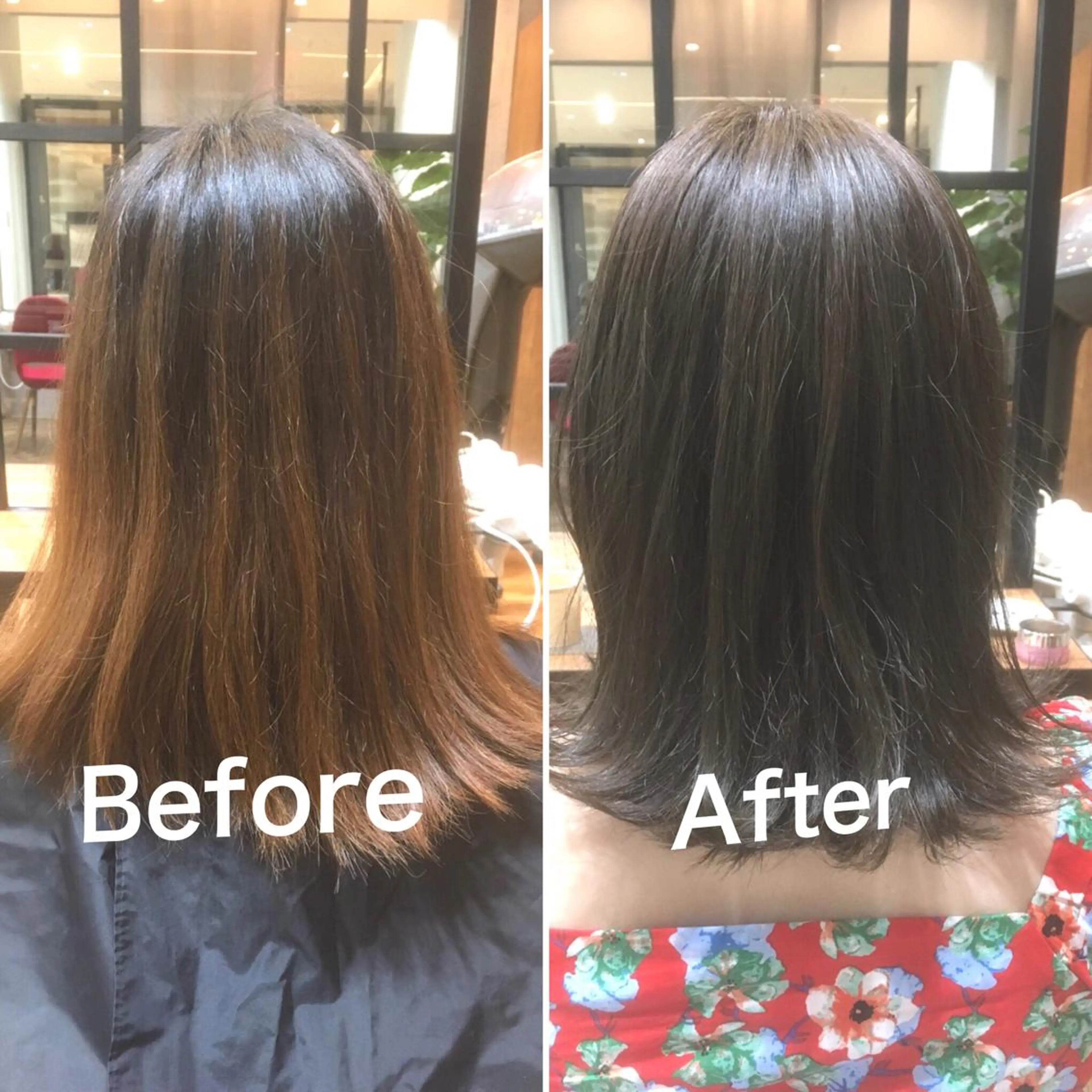 カラー アディクシーカラー オレンジ カット トリートメント 佐瀬竜矢PRIMAL /portのヘアスタイル