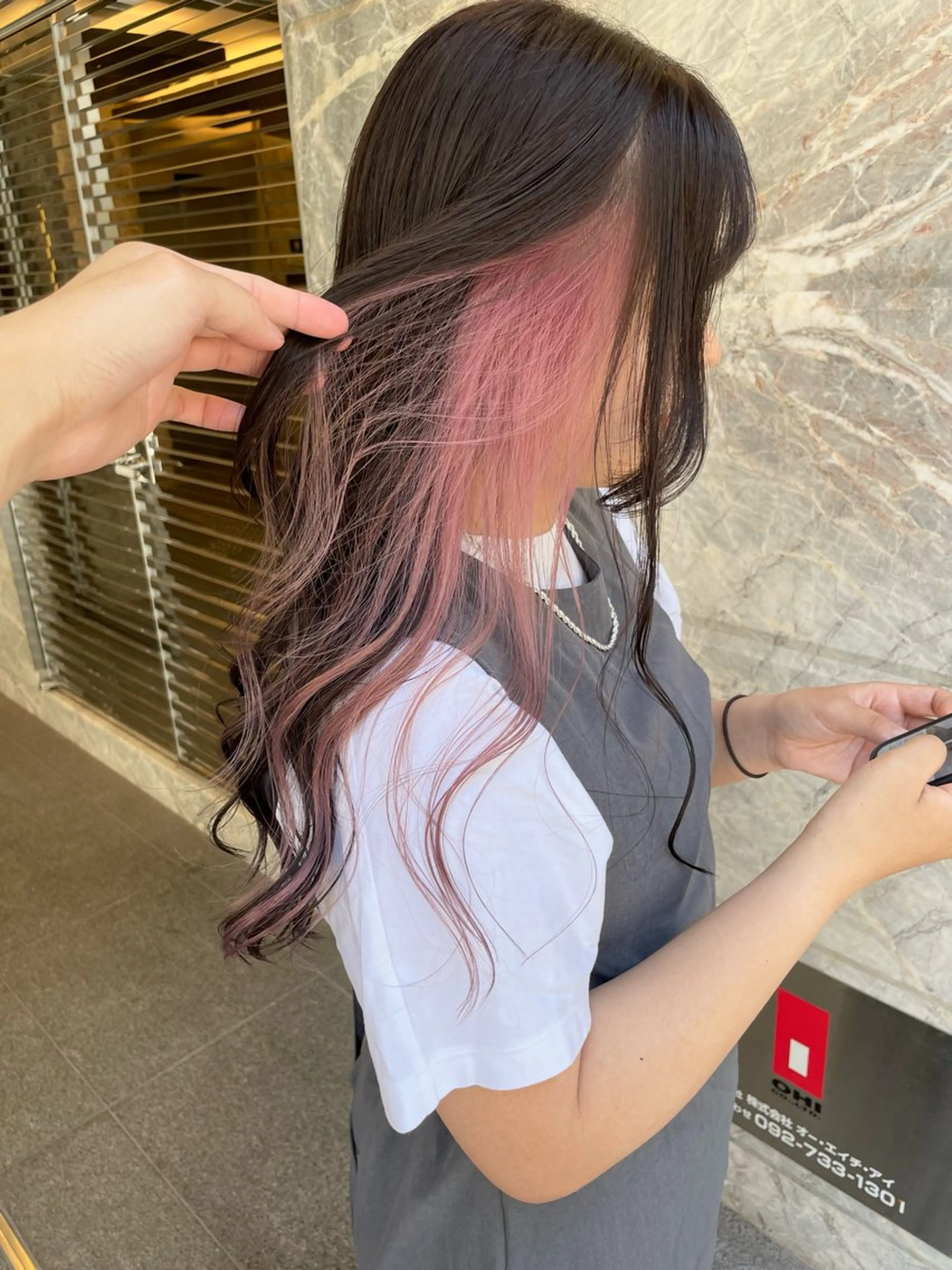 ロング カラー カット ヘアカラー 髪質改善will hairdesignのヘアスタイル