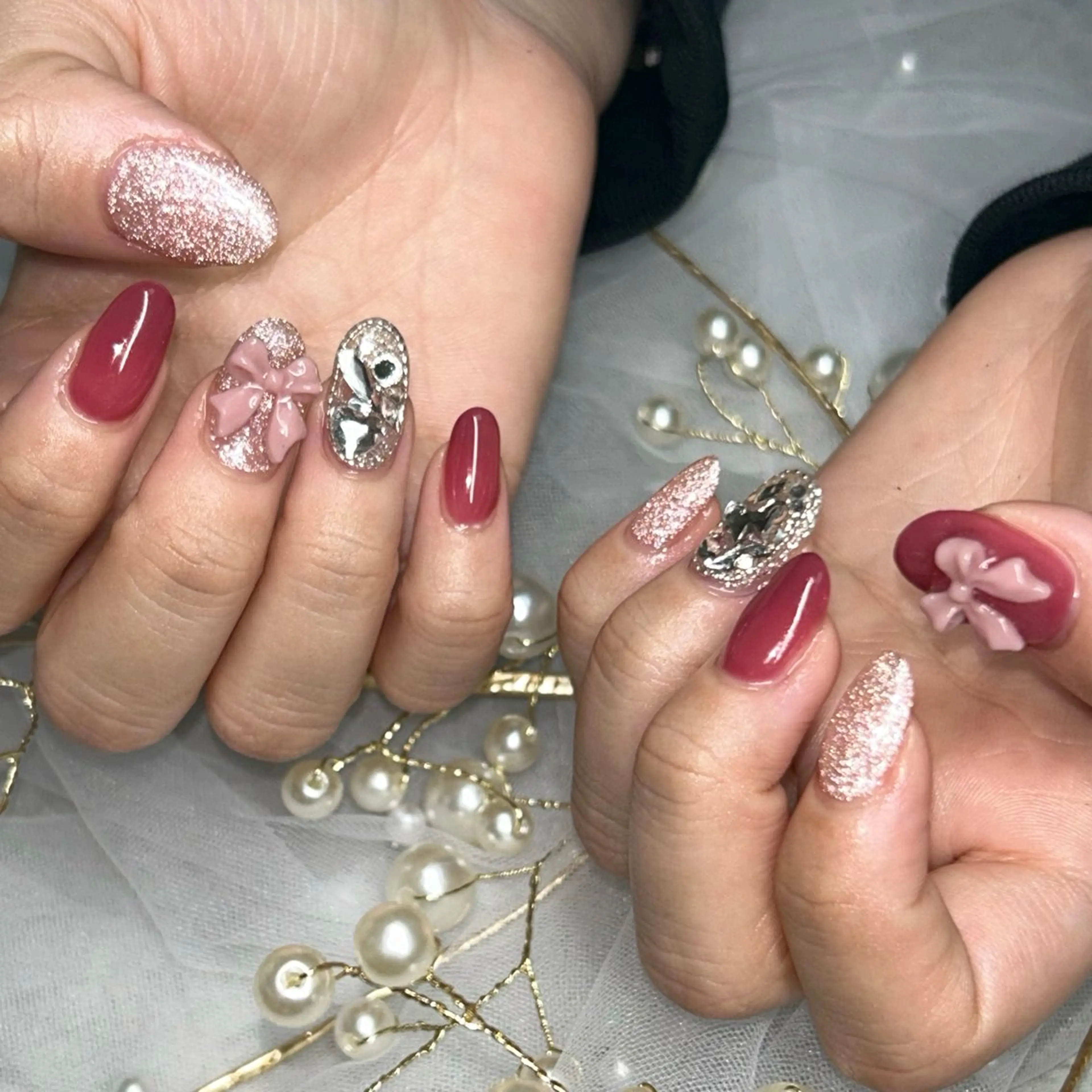 ネイル フラッシュネイル ten nail salon かえでのネイルデザイン