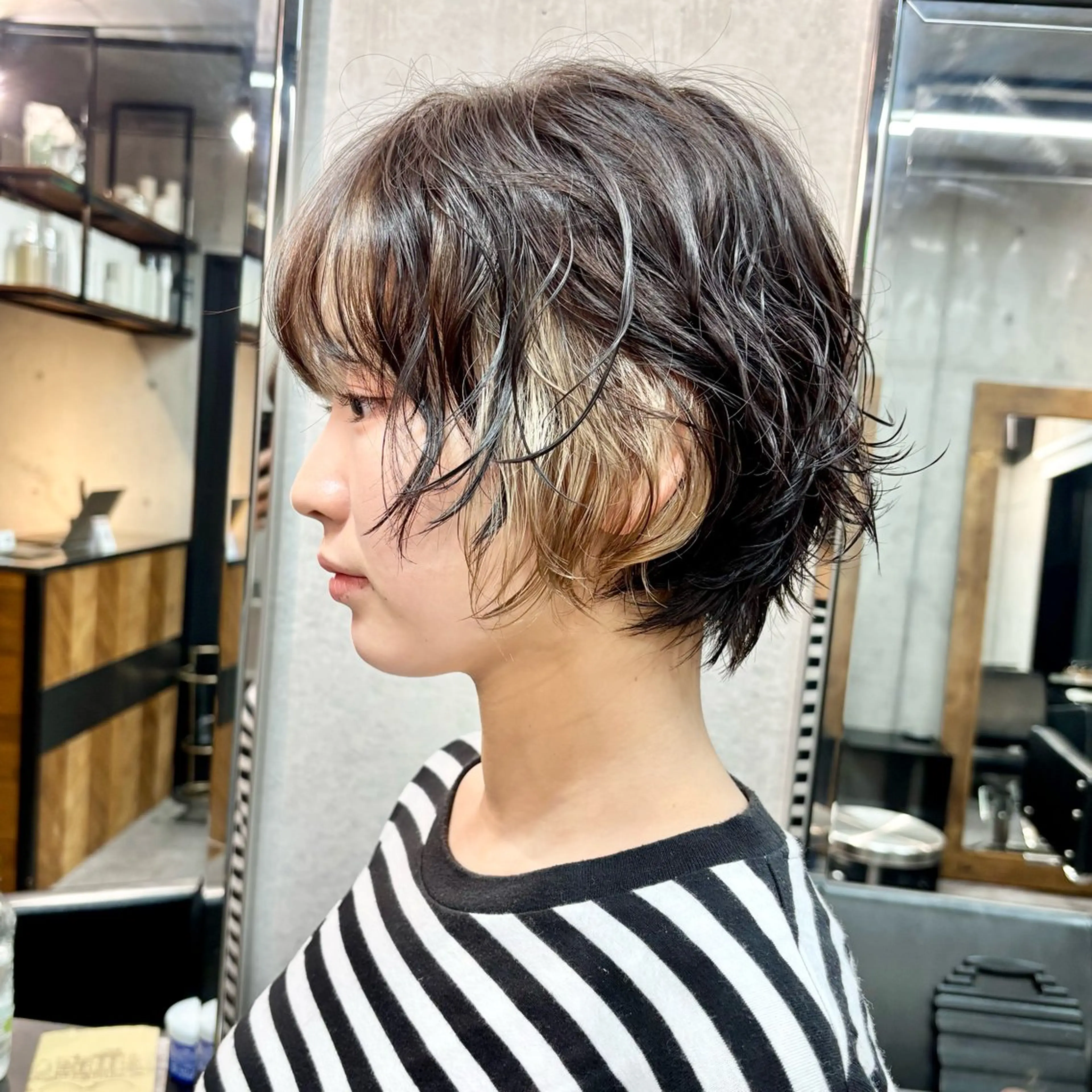 似合わせショート・ボブカット & 艶カラー&ケアパーマ&最高級トリートメント✨韓国ヘア・メンズヘア◎の写真