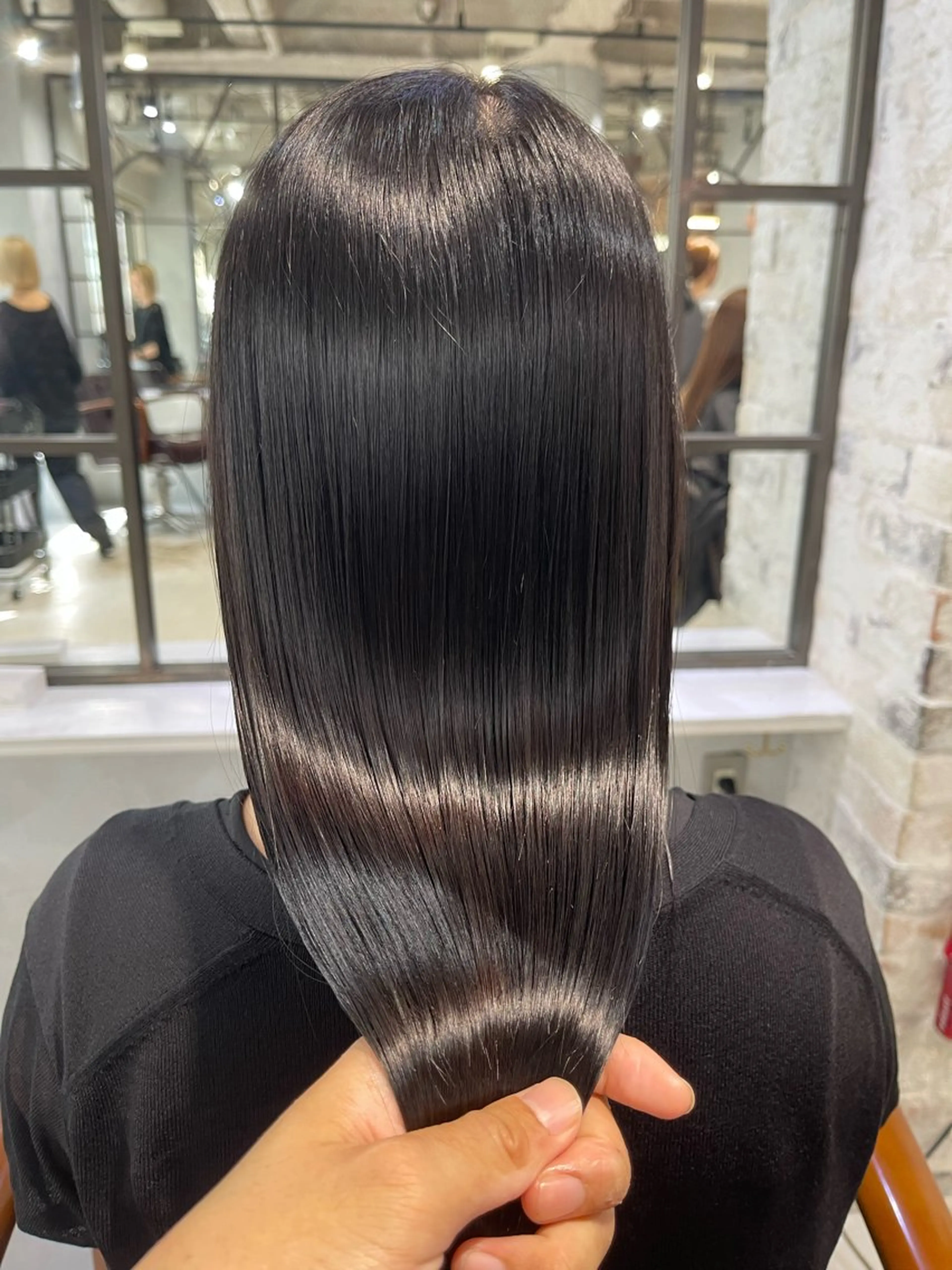 ロング カラー カット ヘアカラー トリートメント 髪質改善／艶髪特化 /柔らかさ/清水翔矢のヘアスタイル