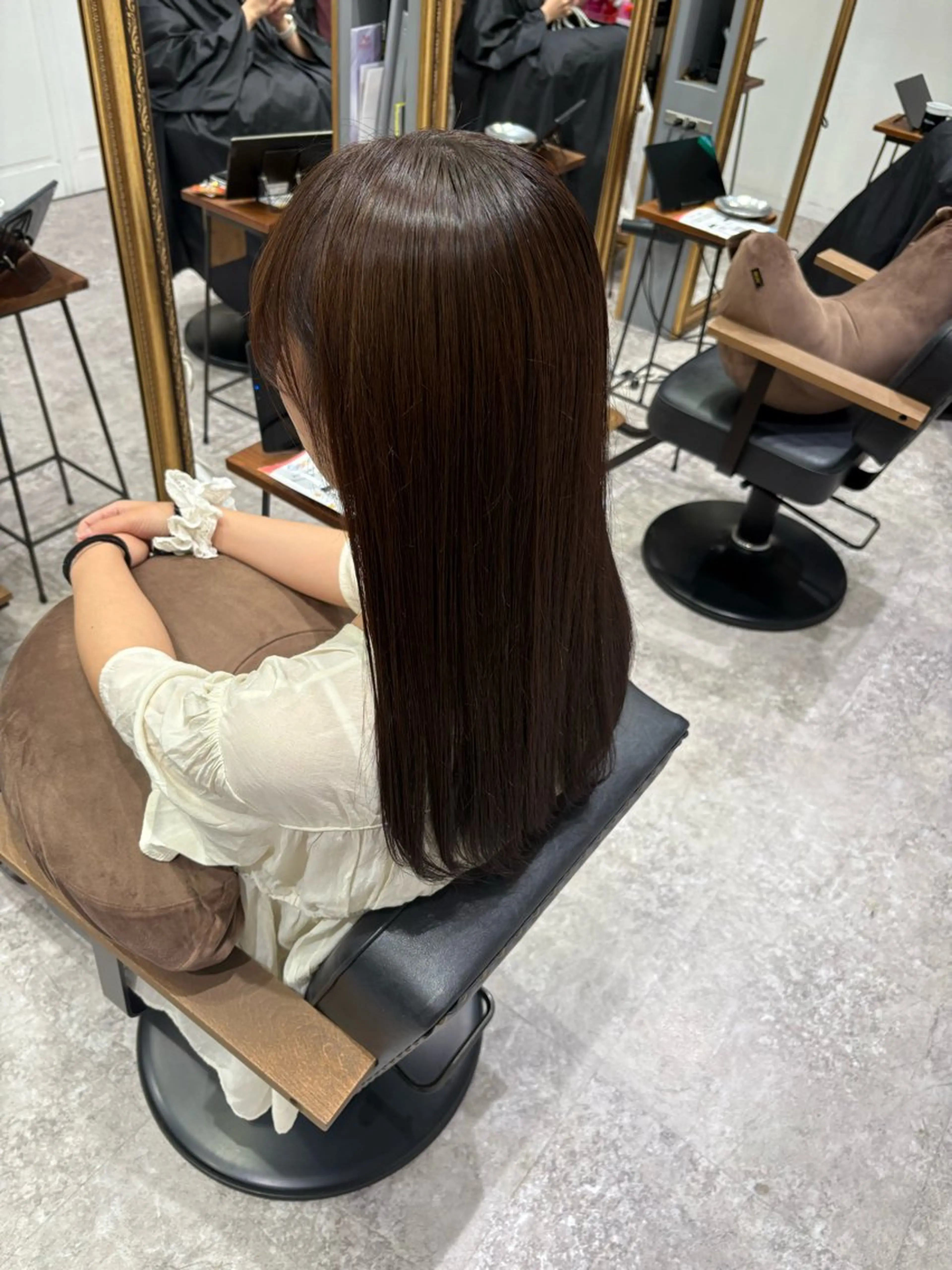 カラー ヘアカラー トリートメント 透明感カラー/モデル 募集/🎀MAI🎀のヘアスタイル