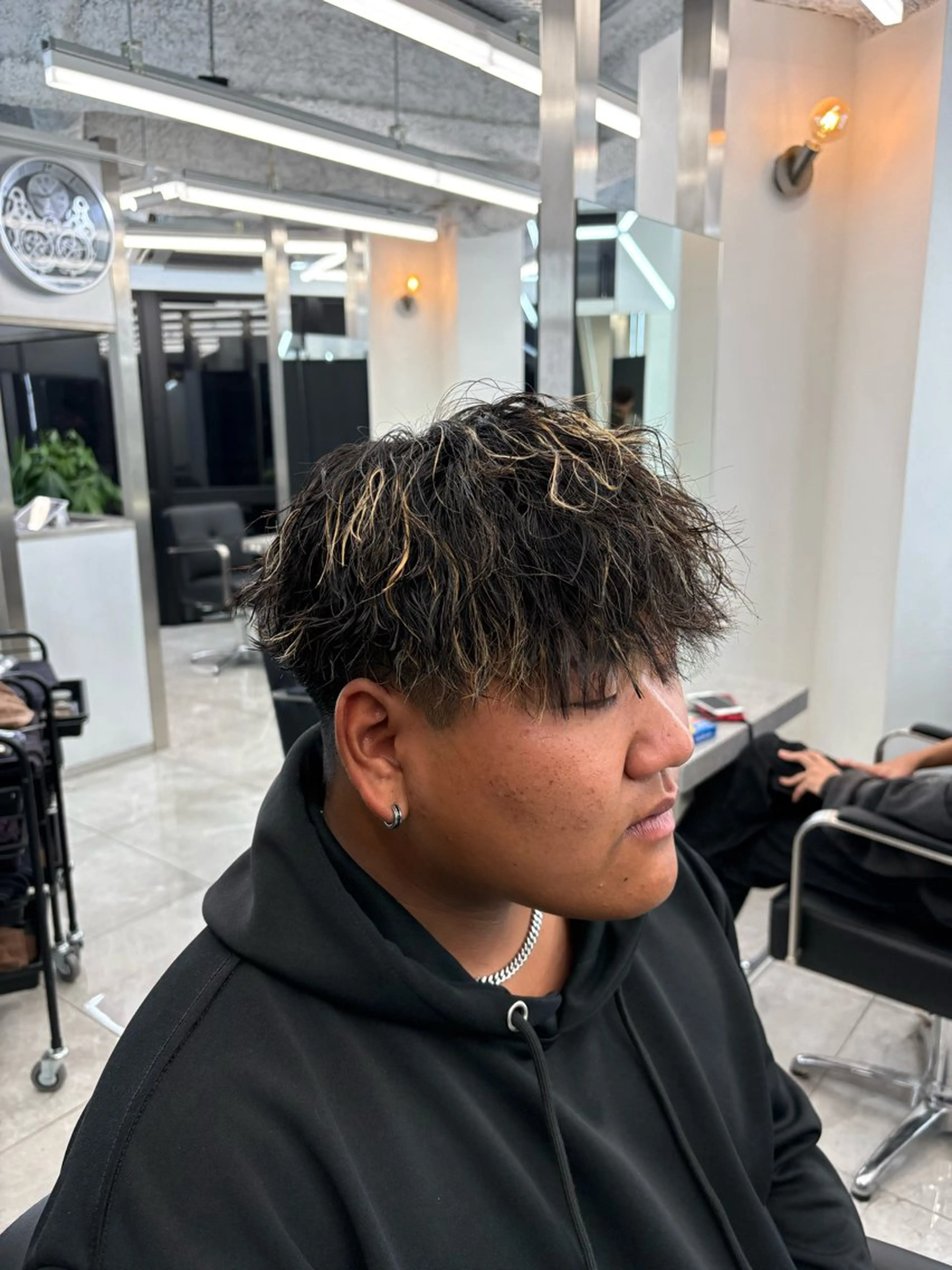 ショート パーマ メンズ カット パーマ 🔥ジャス/ メンズ特化美容師🔥のヘアスタイル