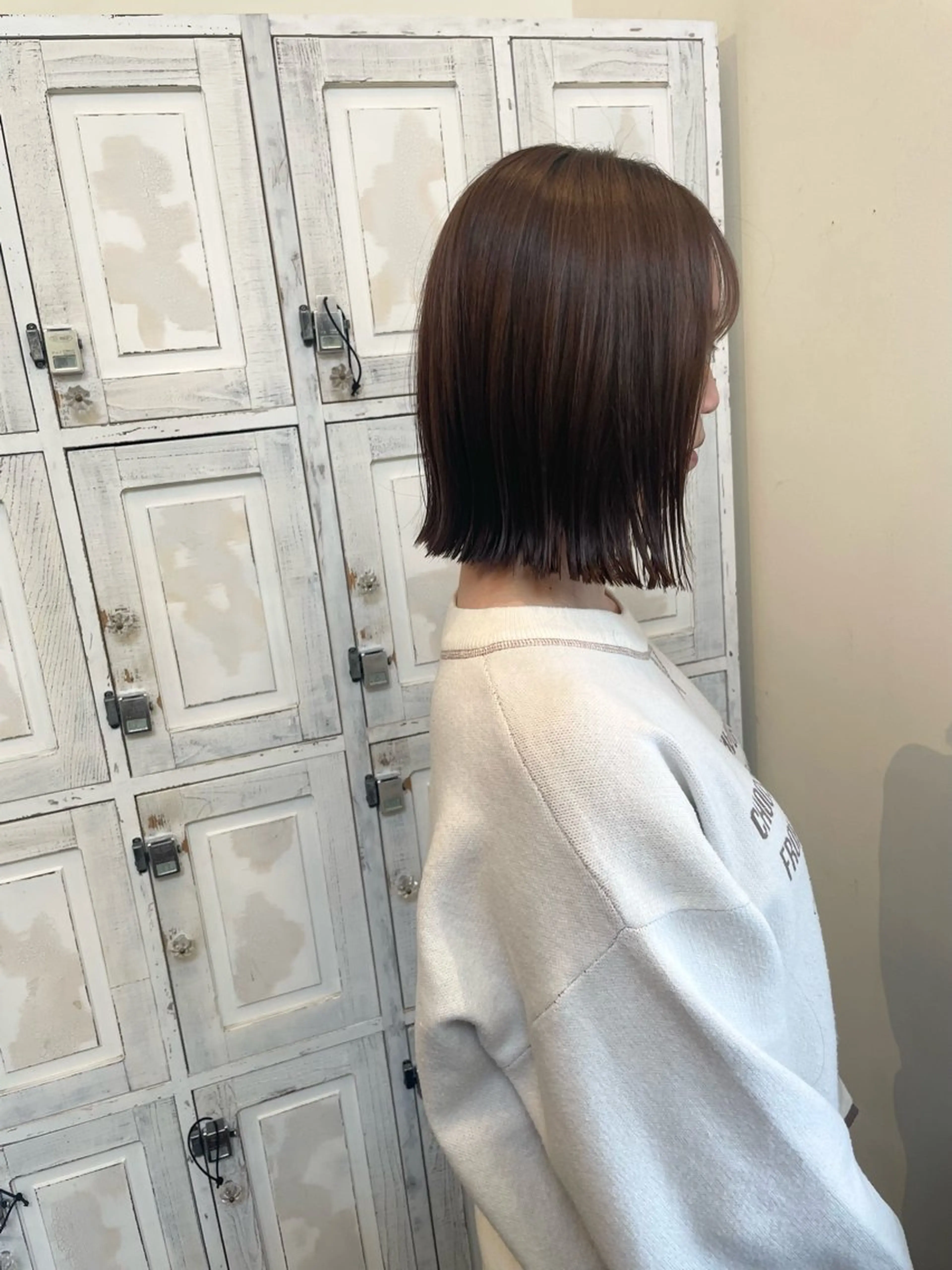 ショート ボブ 外ハネヘア 中村 潤菜のヘアスタイル