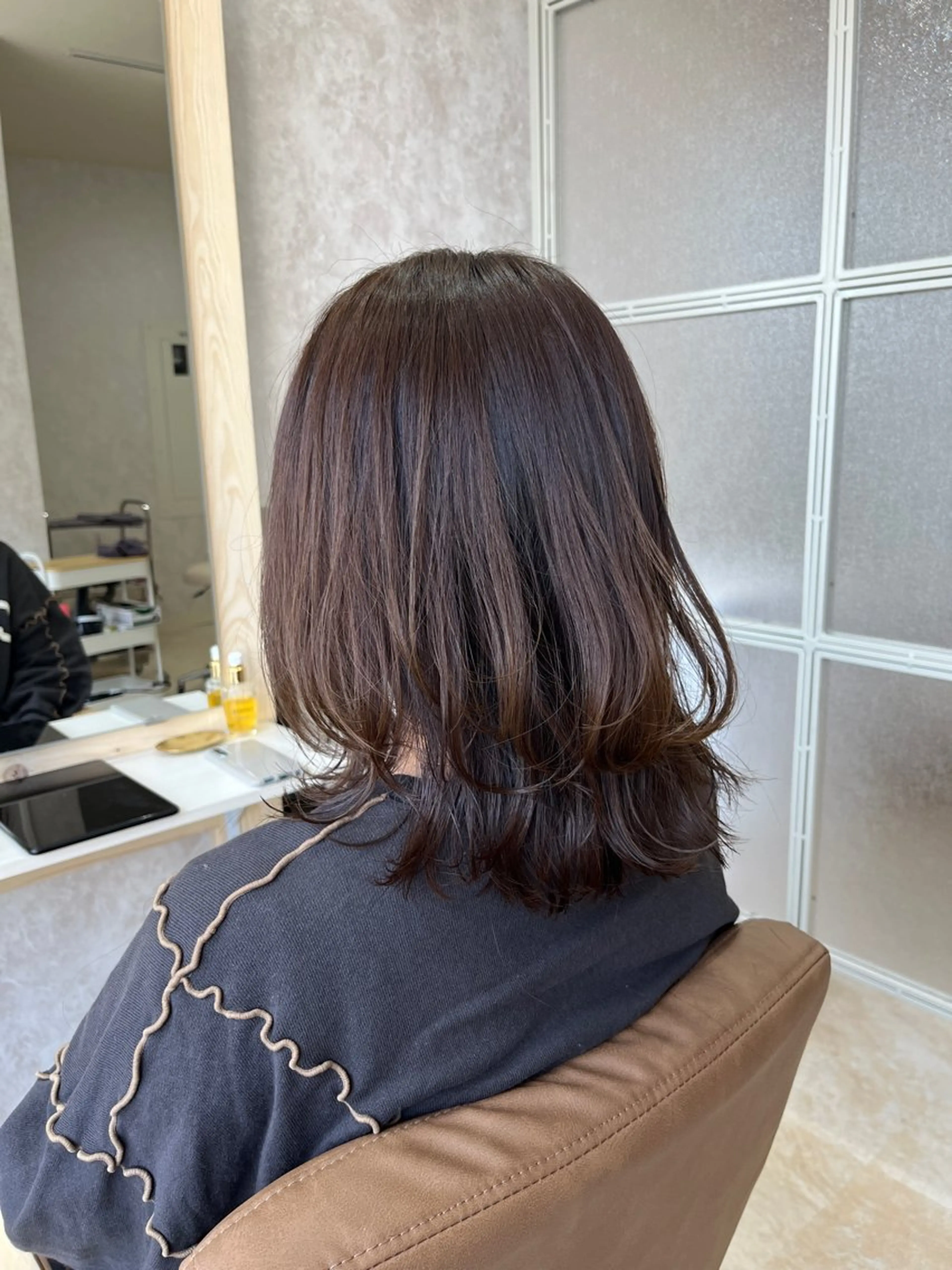 ミディアム 【ROSSO】 SHUHEIのヘアスタイル