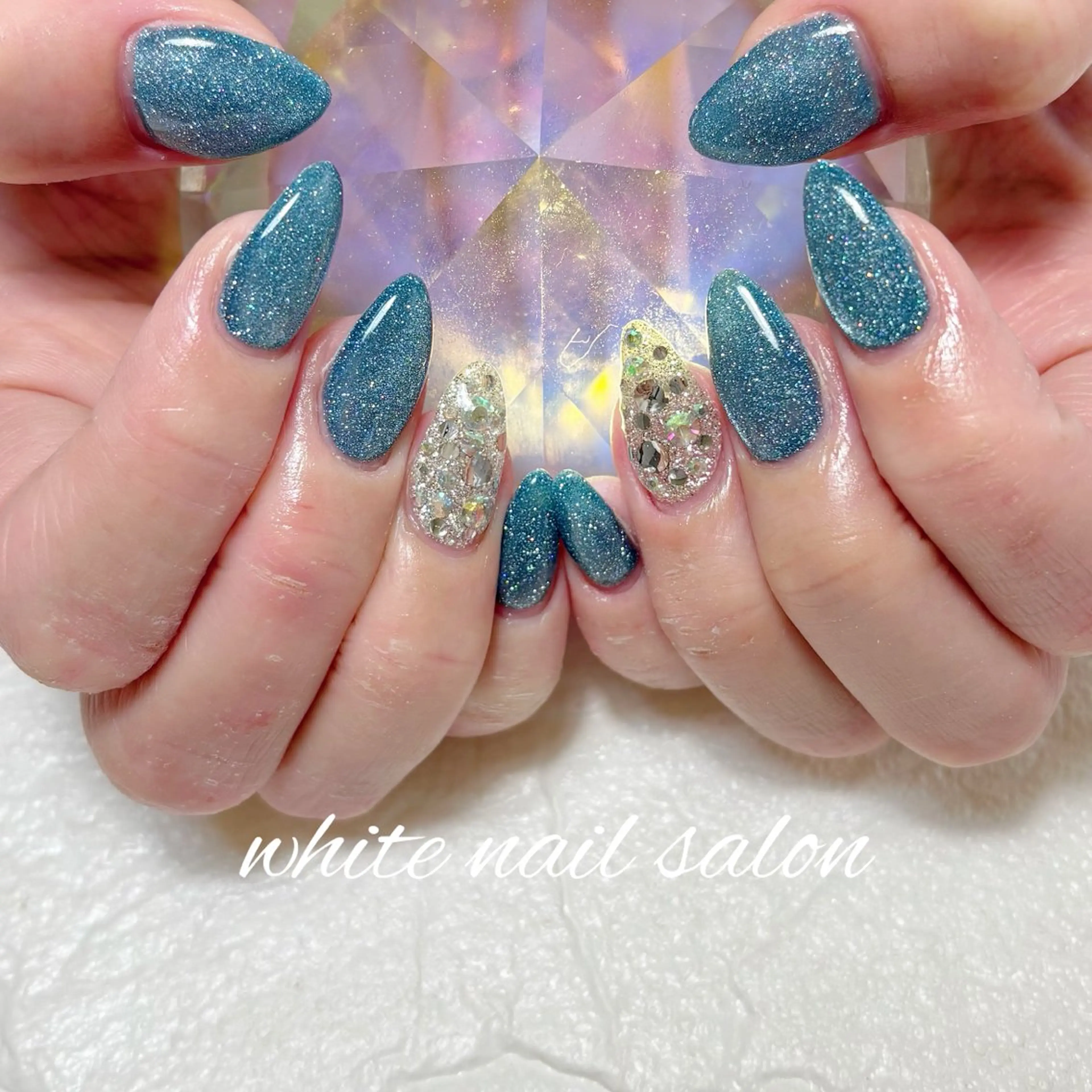 ネイル フットネイル 持ち込み ハンドネイル white nail salonのネイルデザイン