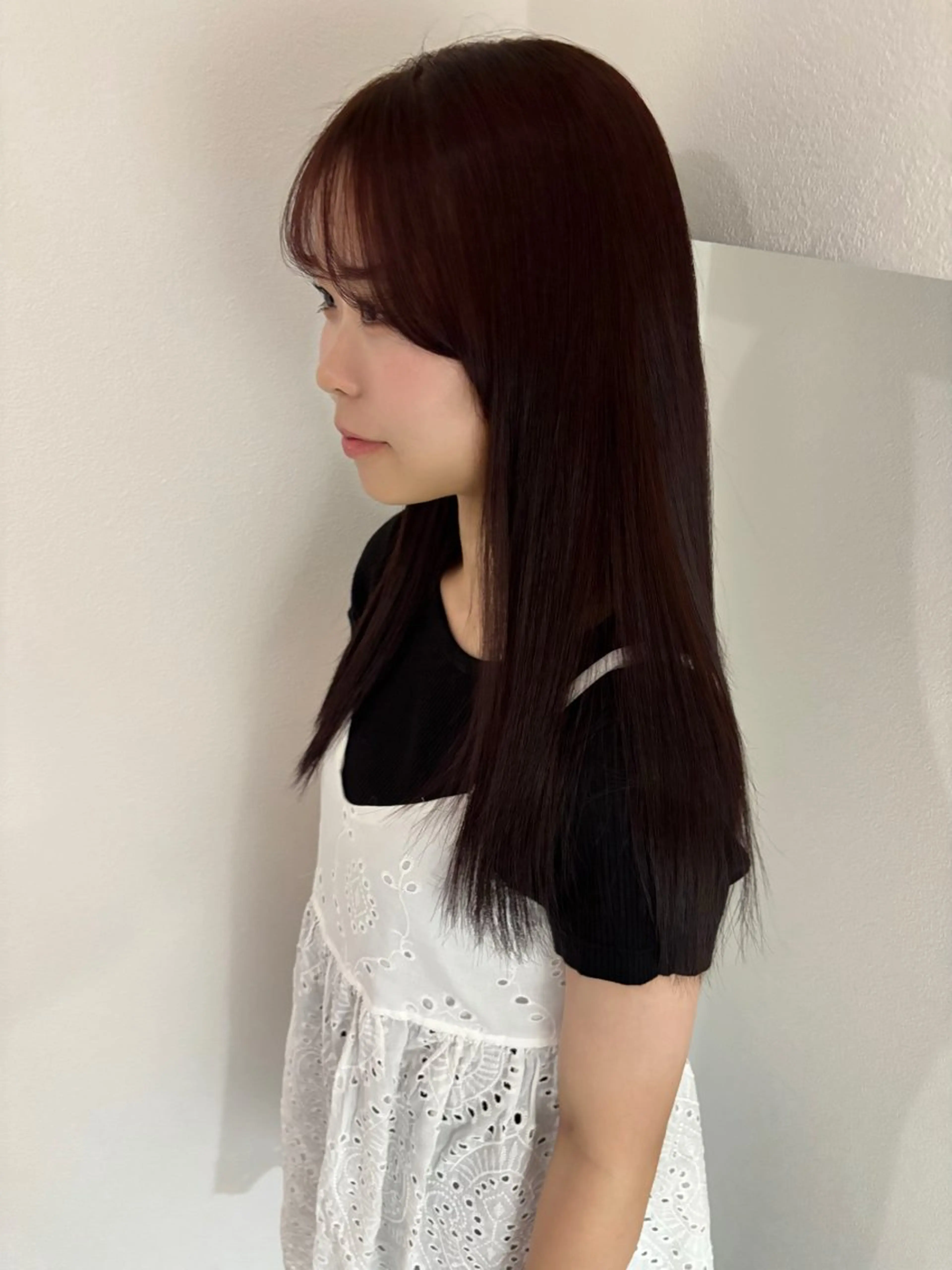 セミロング カラー ヘアカラー MONIQA sakae所属・hina/ハイトーン /ピンクカラー🎀のヘアスタイル