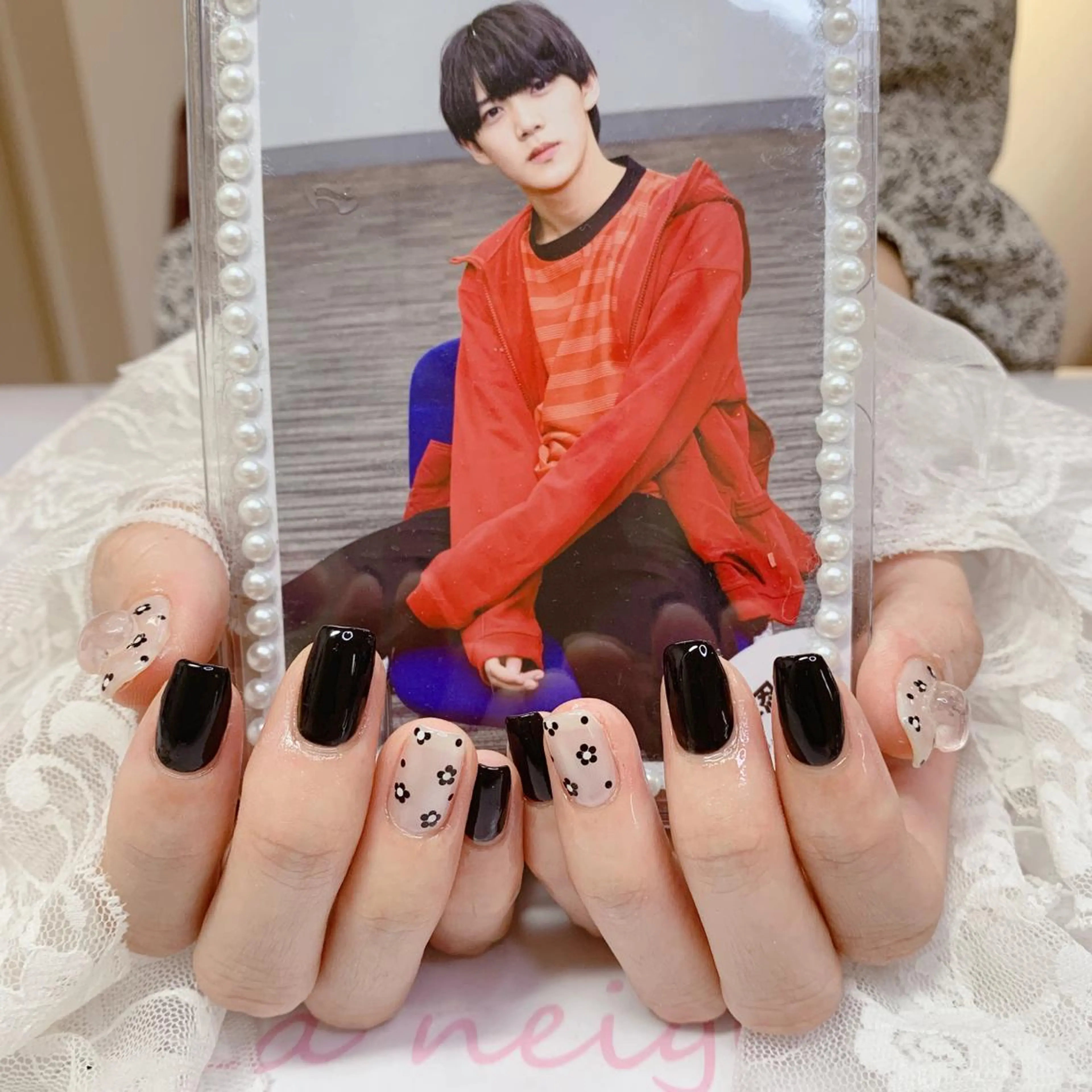 ネイル ハンドネイル La neige* yuki 🥯🍑のネイルデザイン