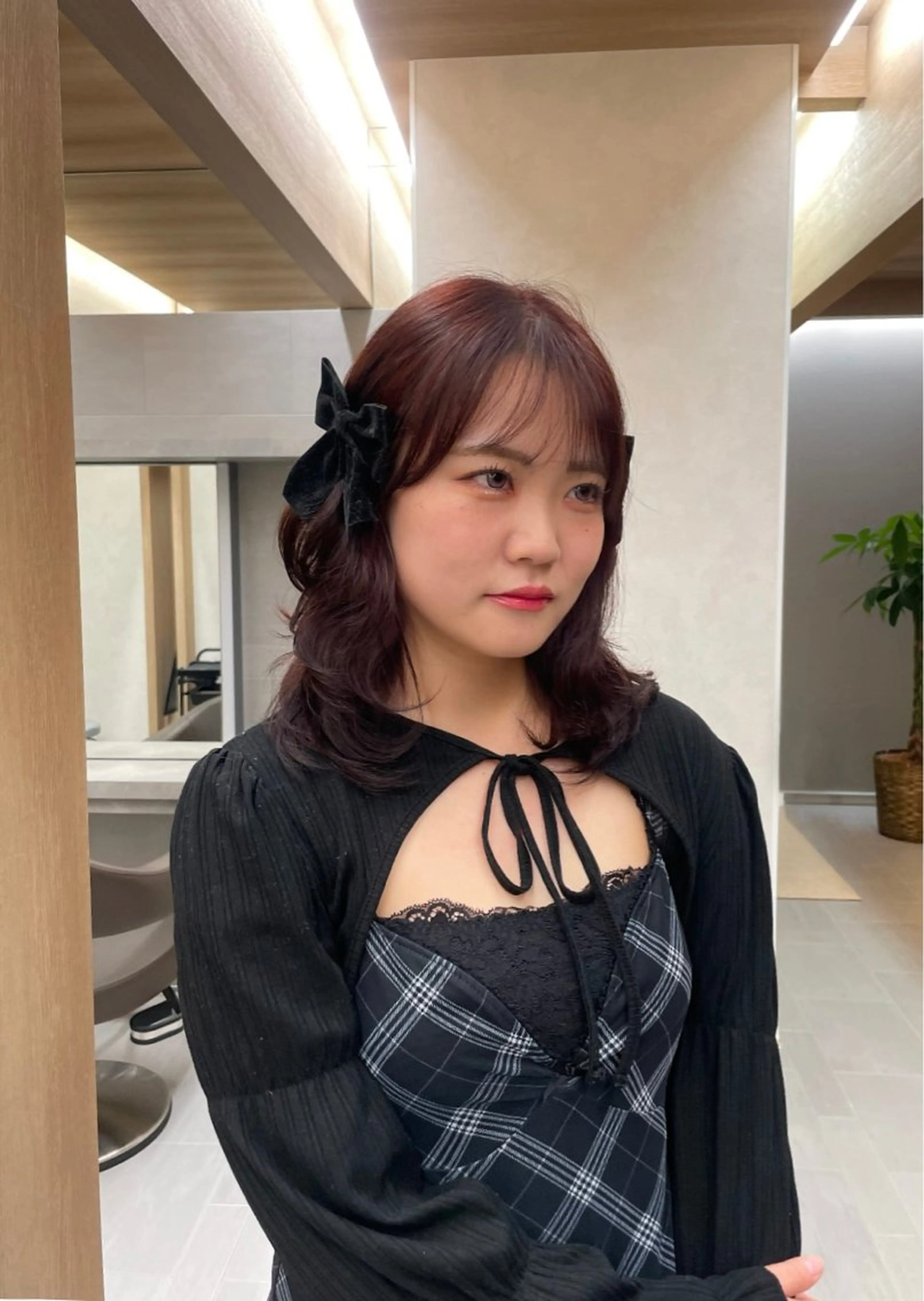 ✨レディースレイヤースタイル限定✨カット+シャンプー+トリートメント+高ミストスチーマー🫧🫧の写真