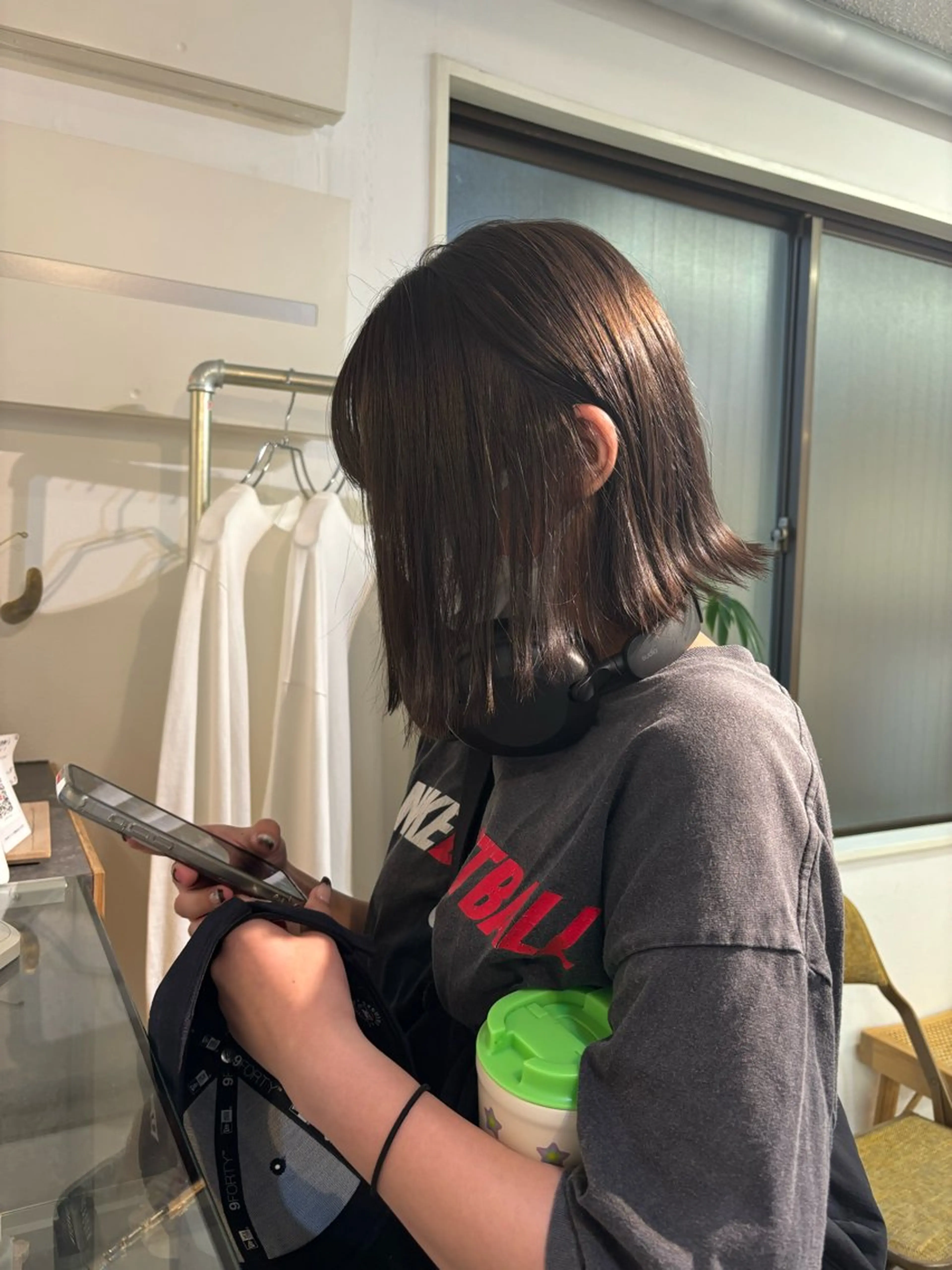 ミディアム カラー カット ヘアカラー トリートメント sakura🌸 レイヤー/nelkeのヘアスタイル