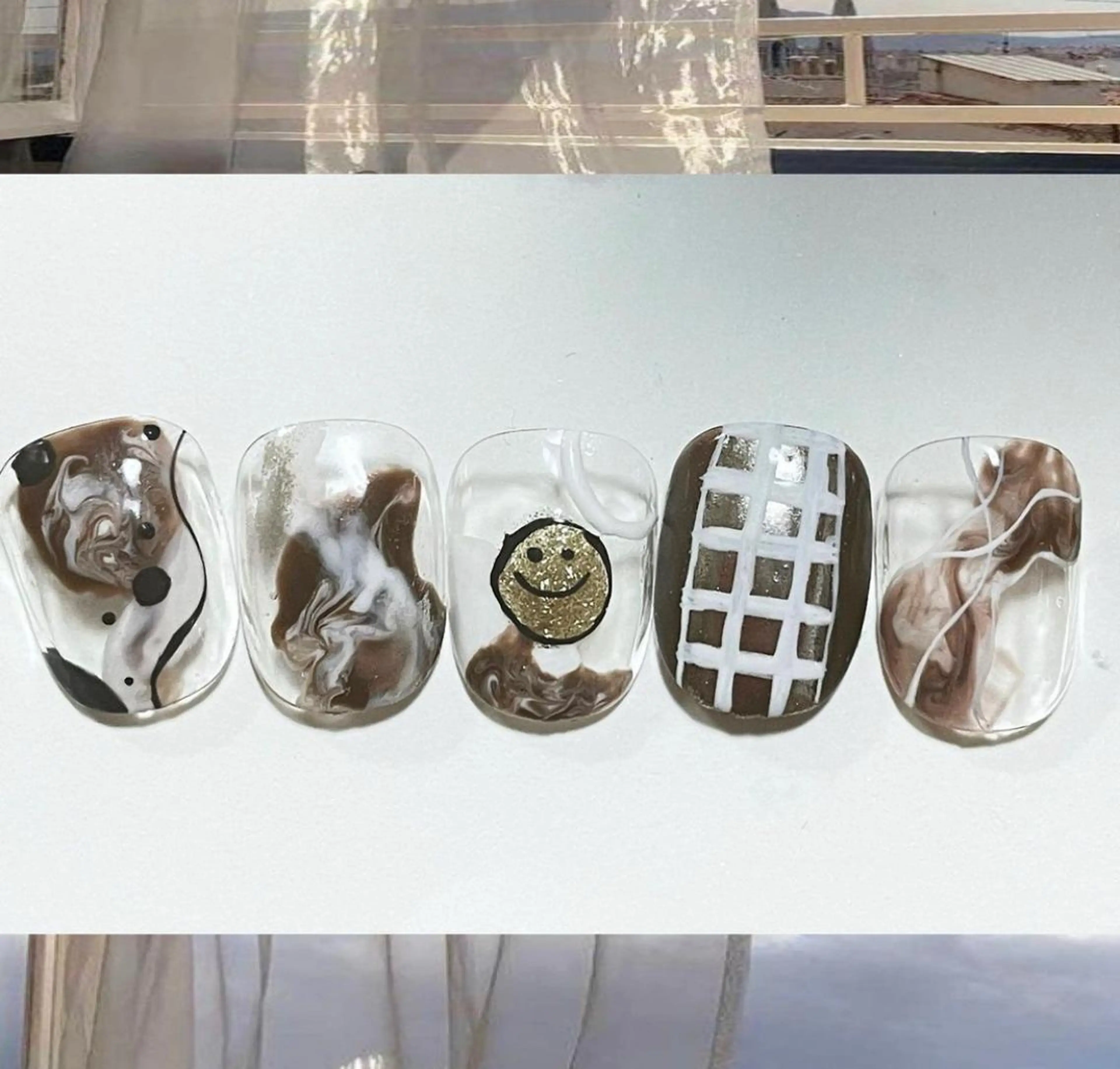 ネイル 栗田 ゆう子のネイルデザイン