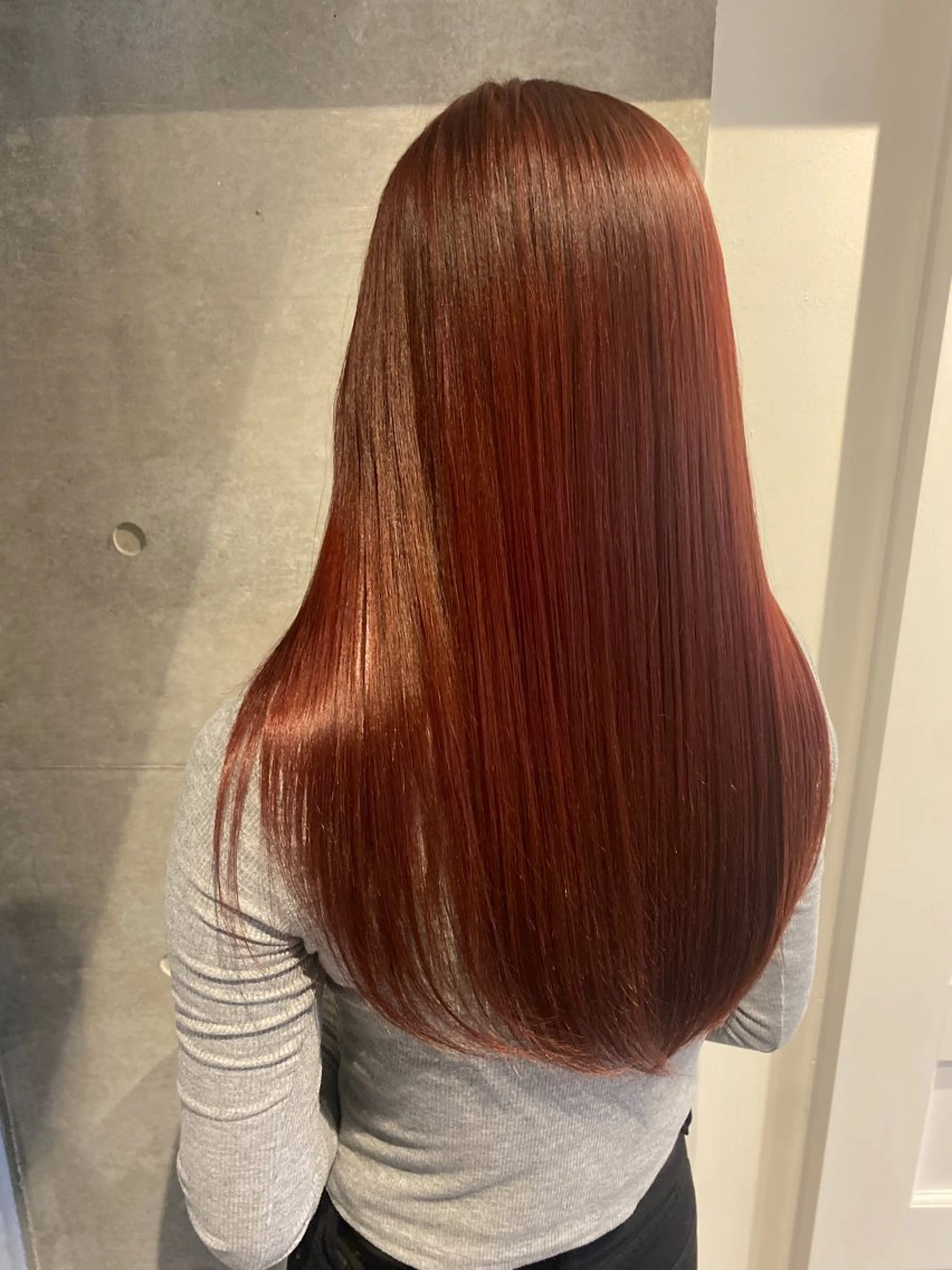 ロング カラー カット ヘアカラー 室谷 侑奈のヘアスタイル