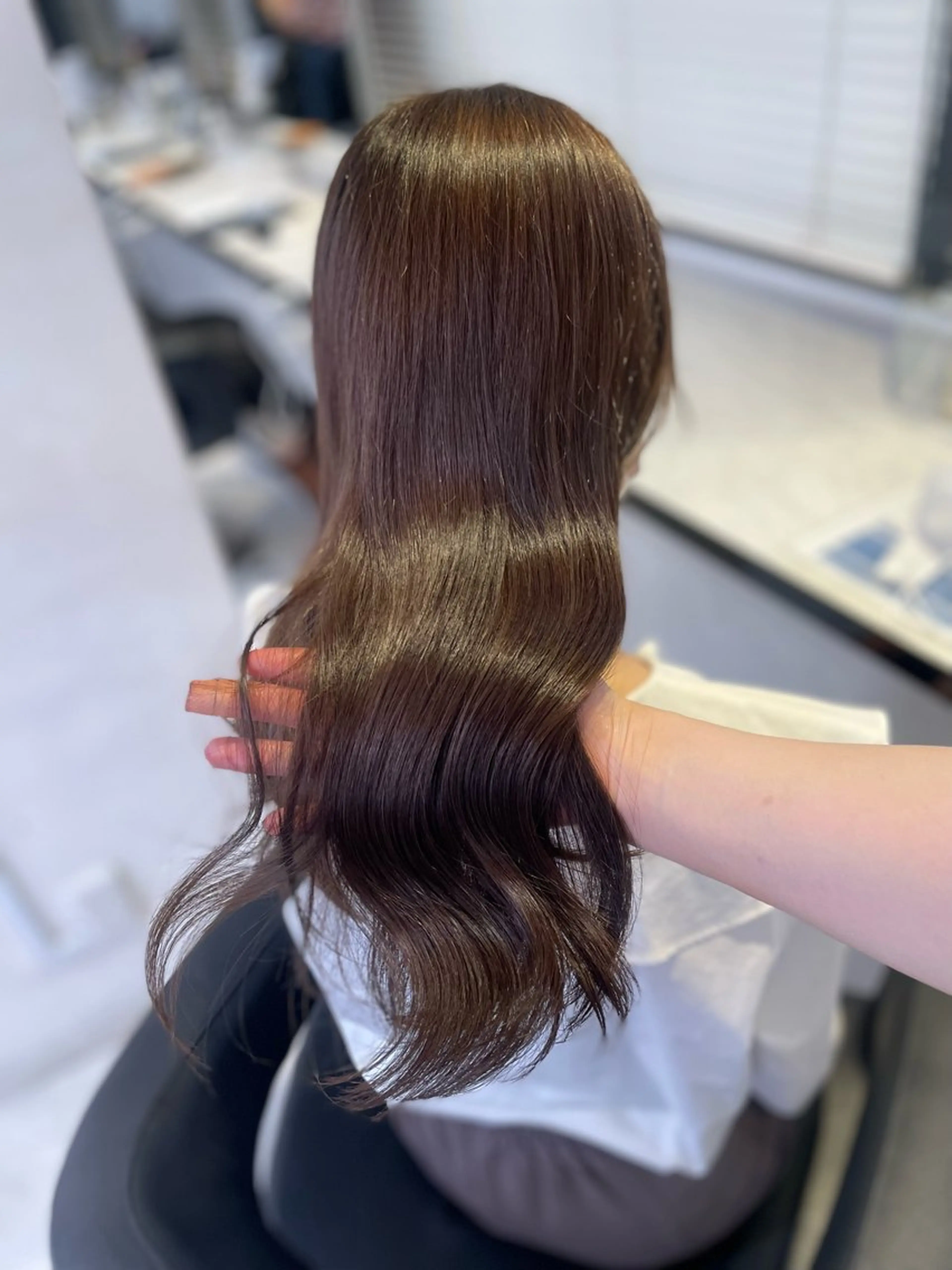 ミディアム カット ヘッドスパ ヘアセット うる艶トレンドヘア 🕊️上野BABYのヘアスタイル