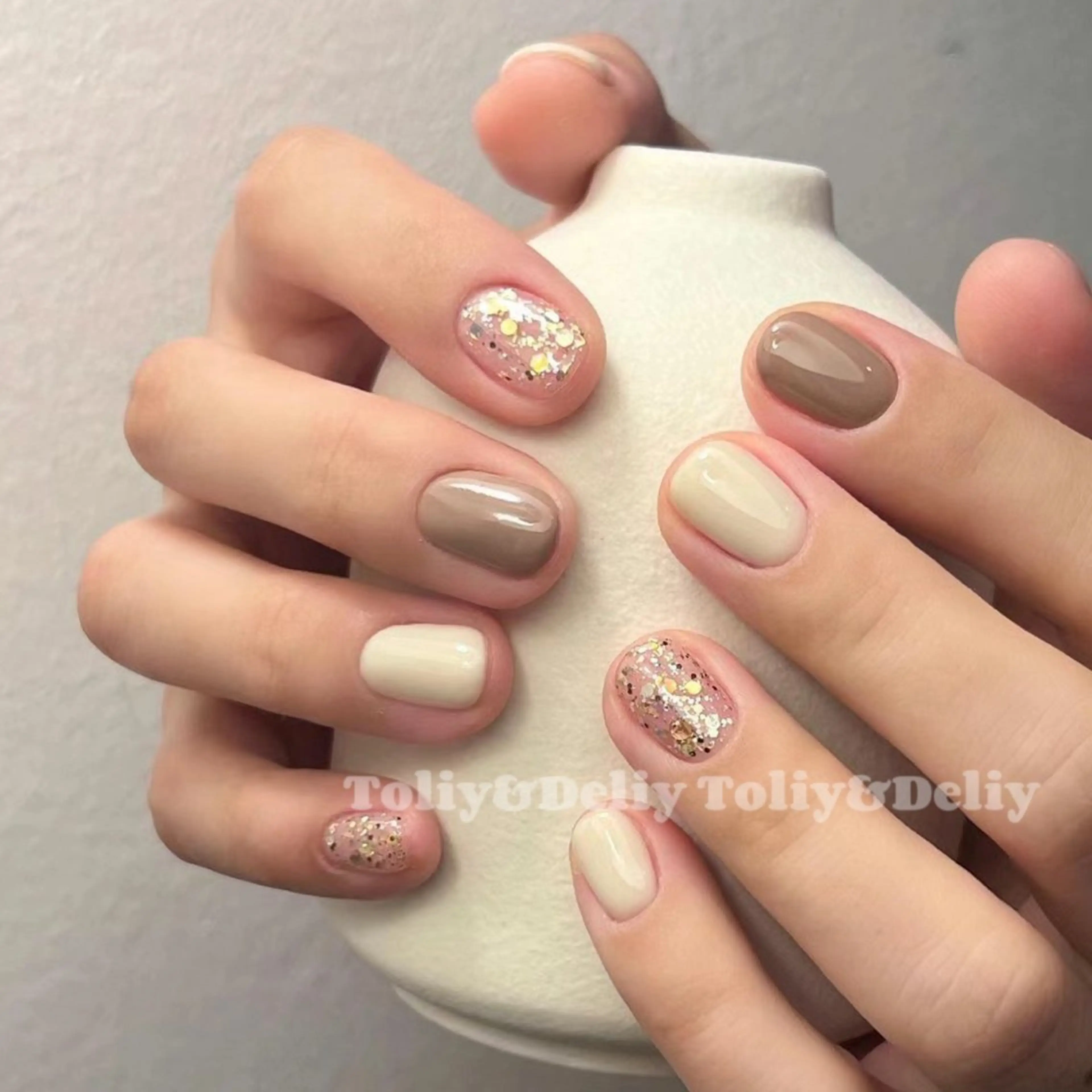 ネイル ワンカラーネイル ToliyDeliy Nail Salonのネイルデザイン