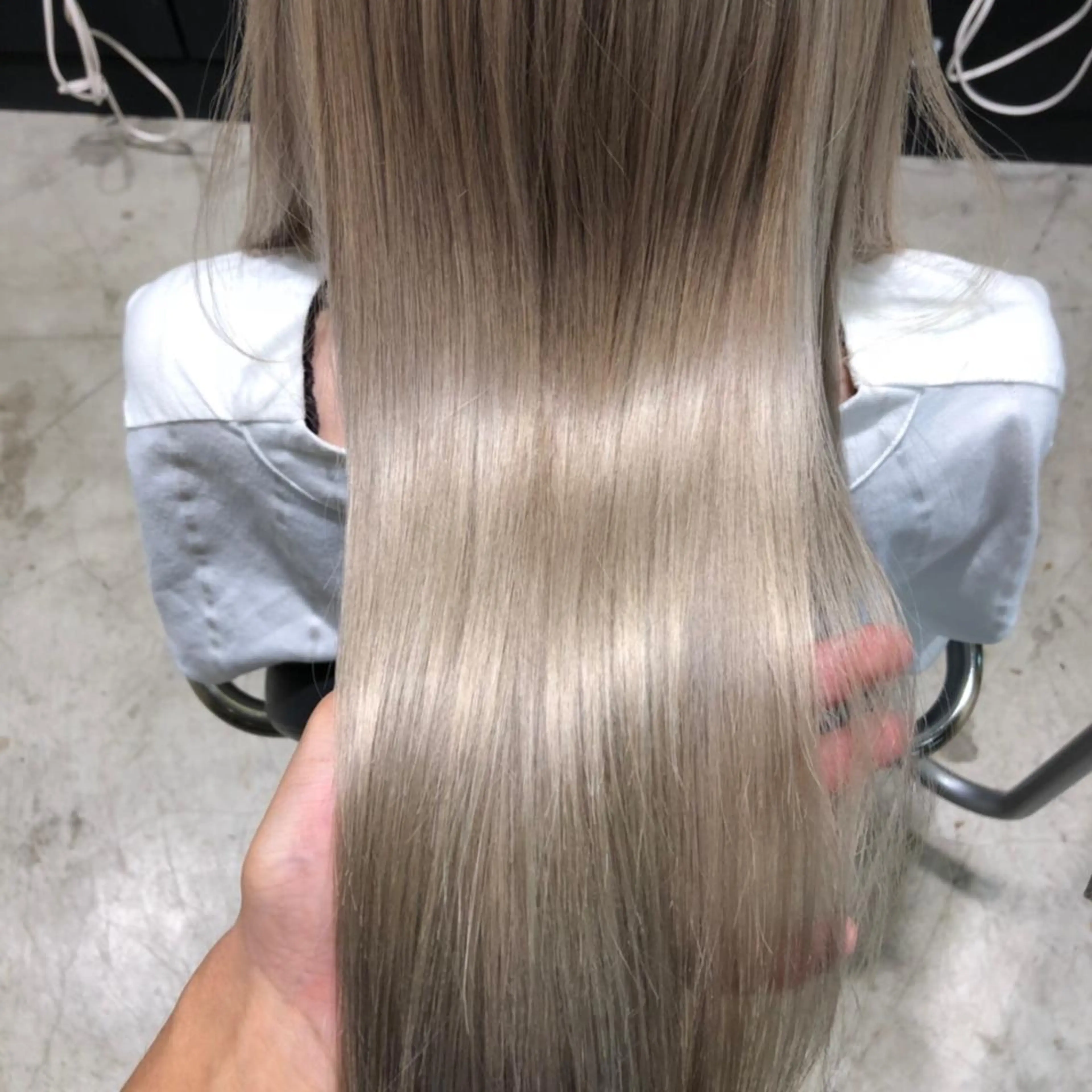 ロング 髪質改善 トリートメント XYZ新宿所属・⭐️DAIKI⭐️ ハイトーン/髪質改善のヘアスタイル