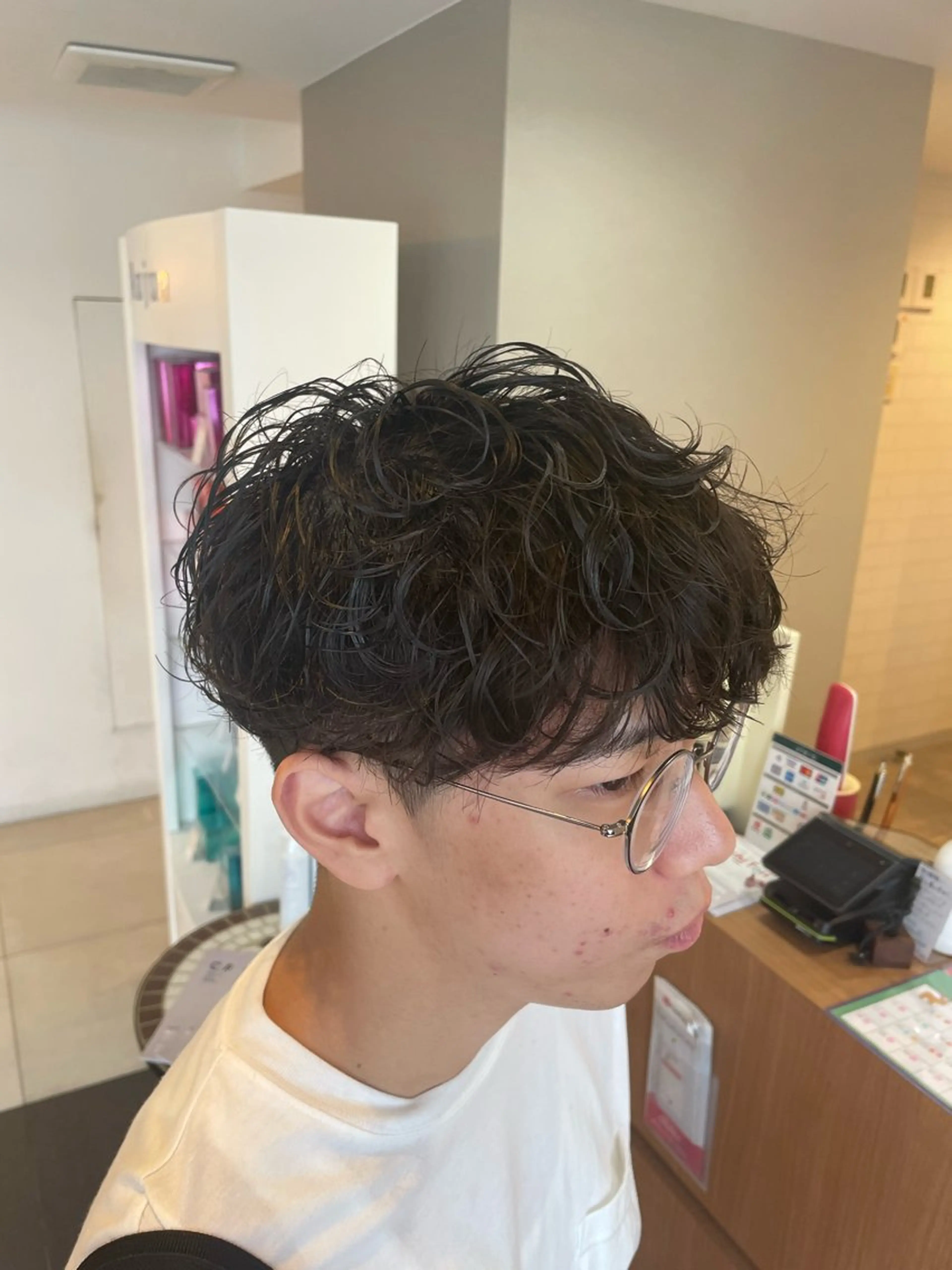 パーマ メンズ メンズパーマ カット パーマ 韓国ヘア/パーマ スタイル　北川玲聖のヘアスタイル