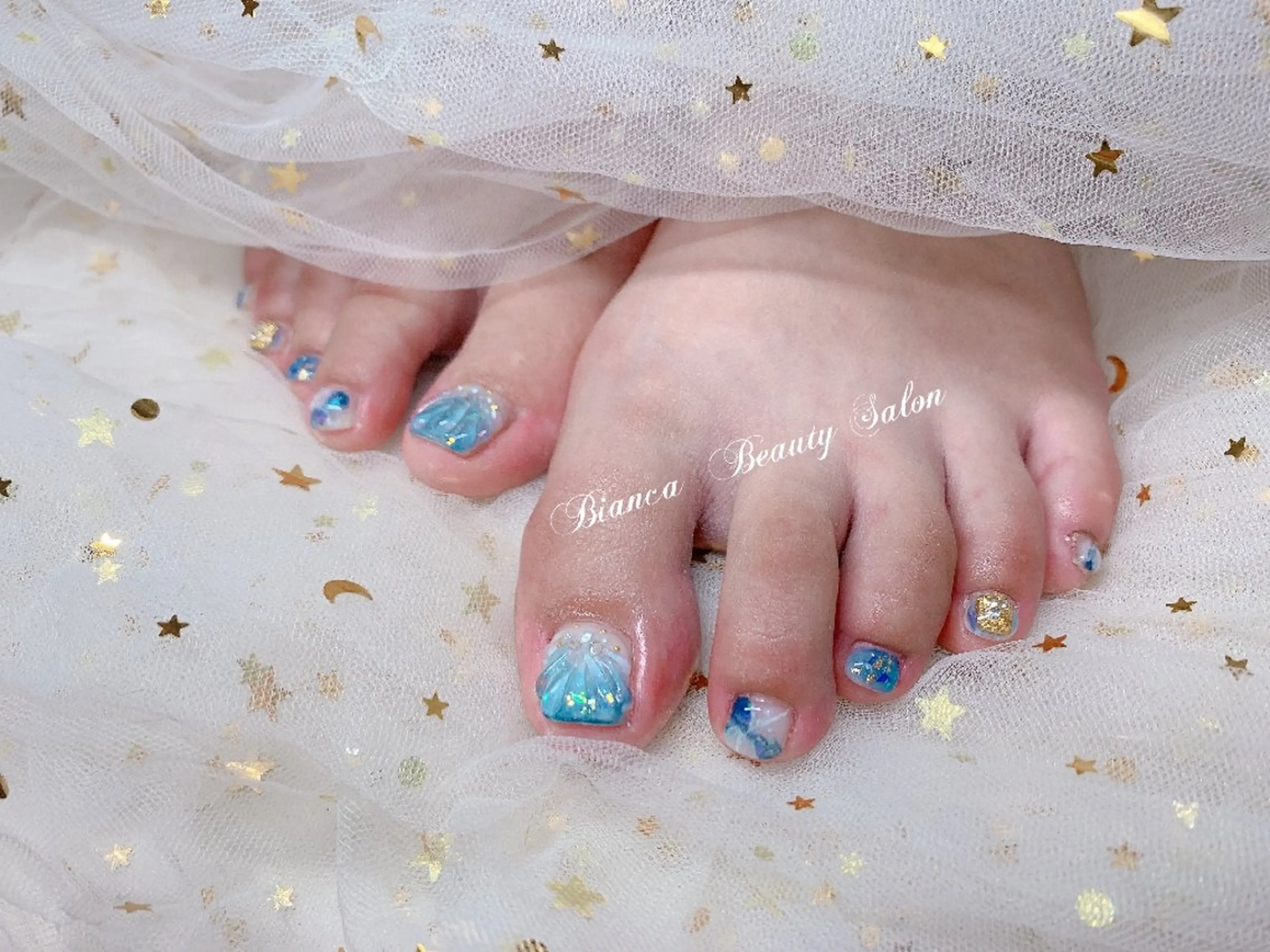 ネイル アートネイル フットネイル Bianca 大山のネイルデザイン