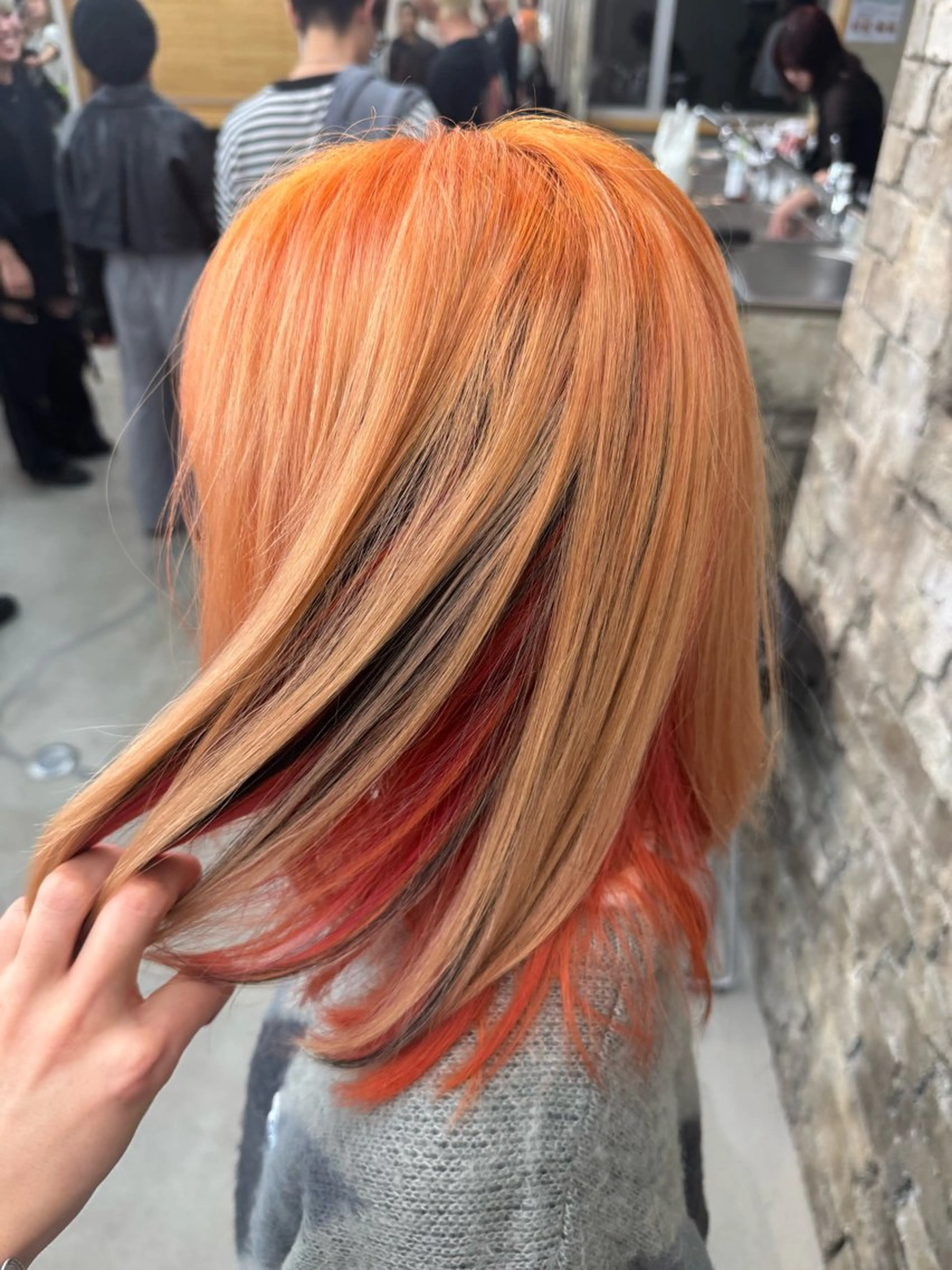 ミディアム カラー NOOS omotesando所属・あなたのお悩み改善" You"💚❤️💛のヘアスタイル