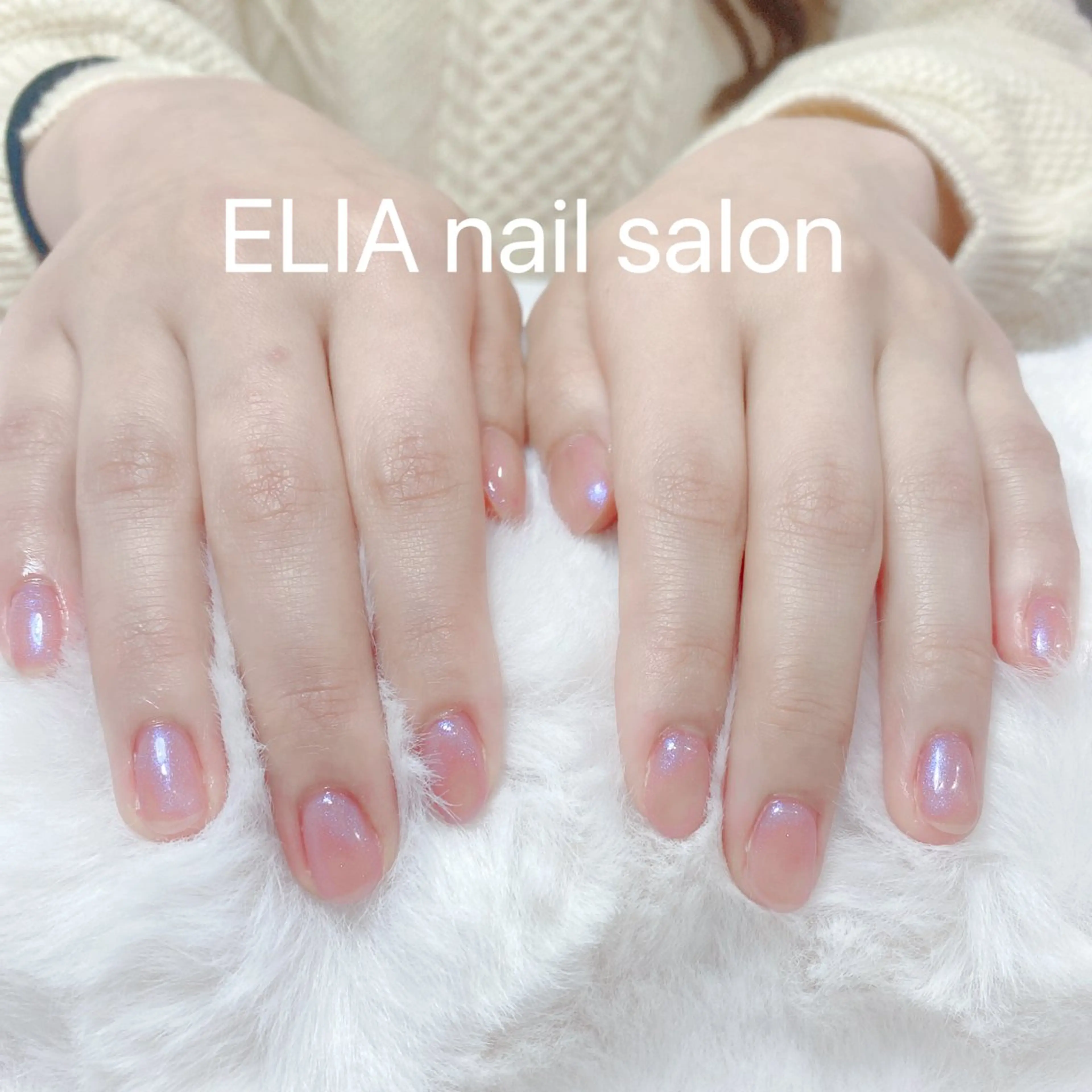 カラー ピンクカラー ELIA【エリア】 nailsalonのネイルデザイン