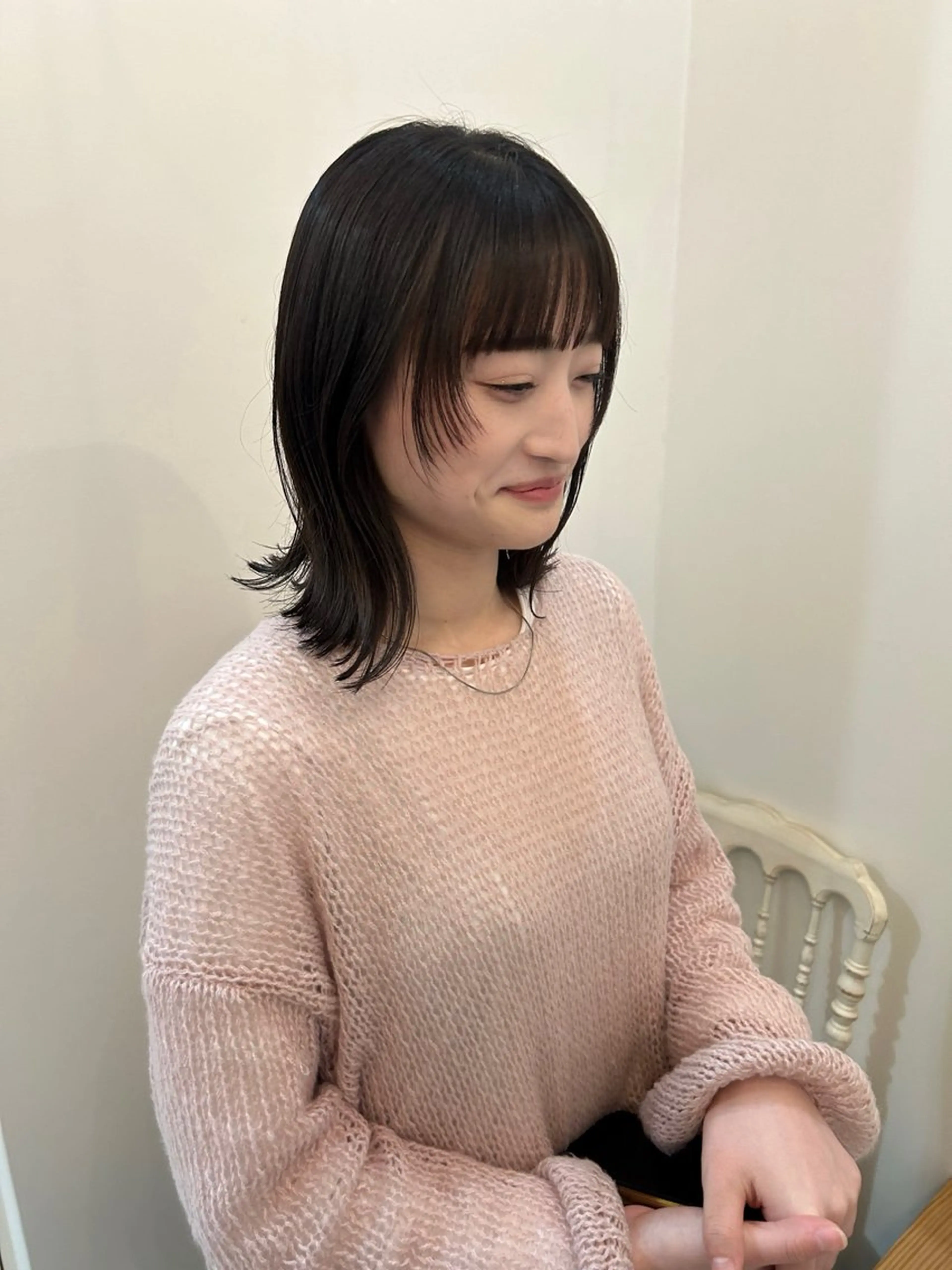 ミディアム 顔周りカット lole.所属・lole. まさきのヘアスタイル