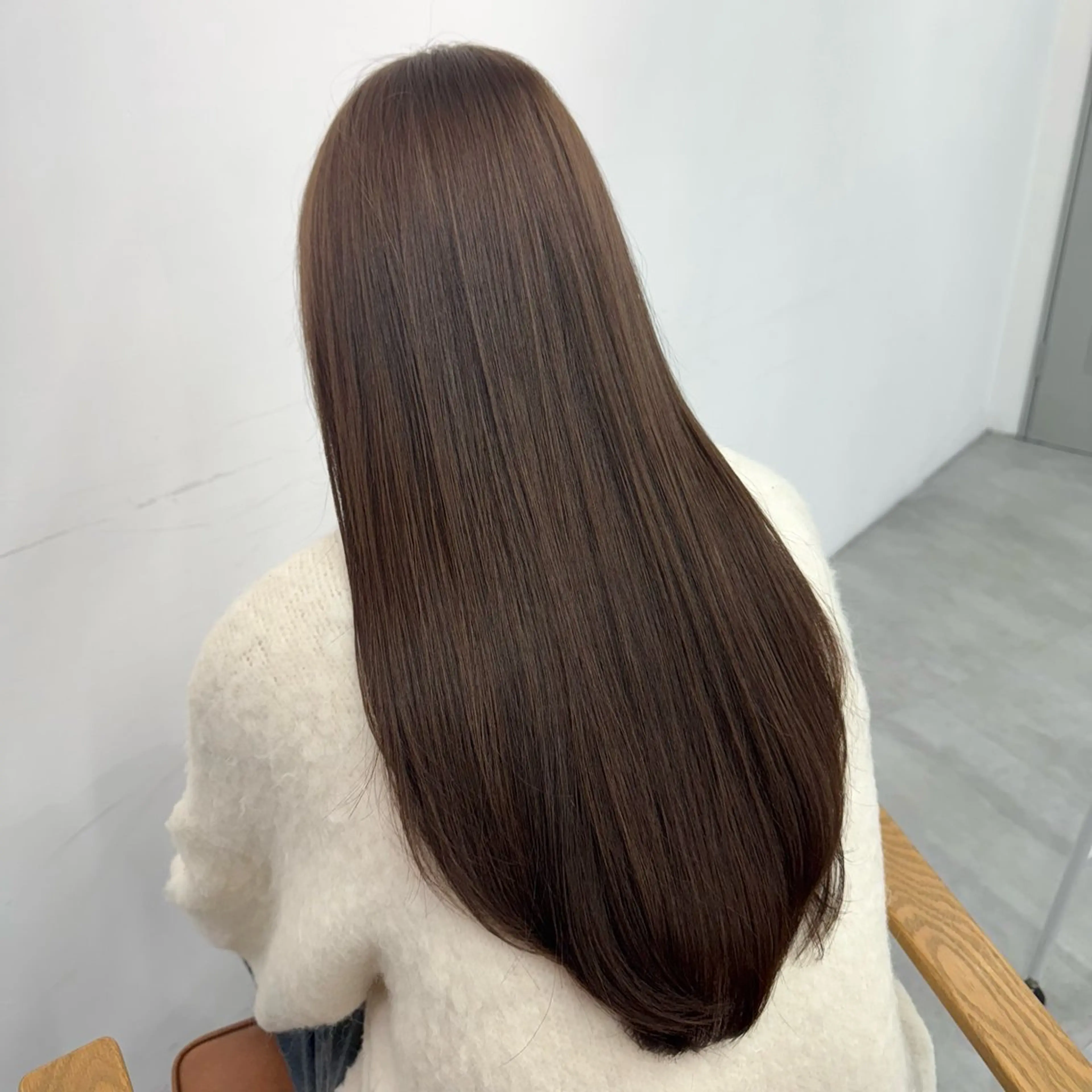 ロング カラー ヘアアレンジ ブリーチなしカラー /ベージュ/安形翔のヘアスタイル