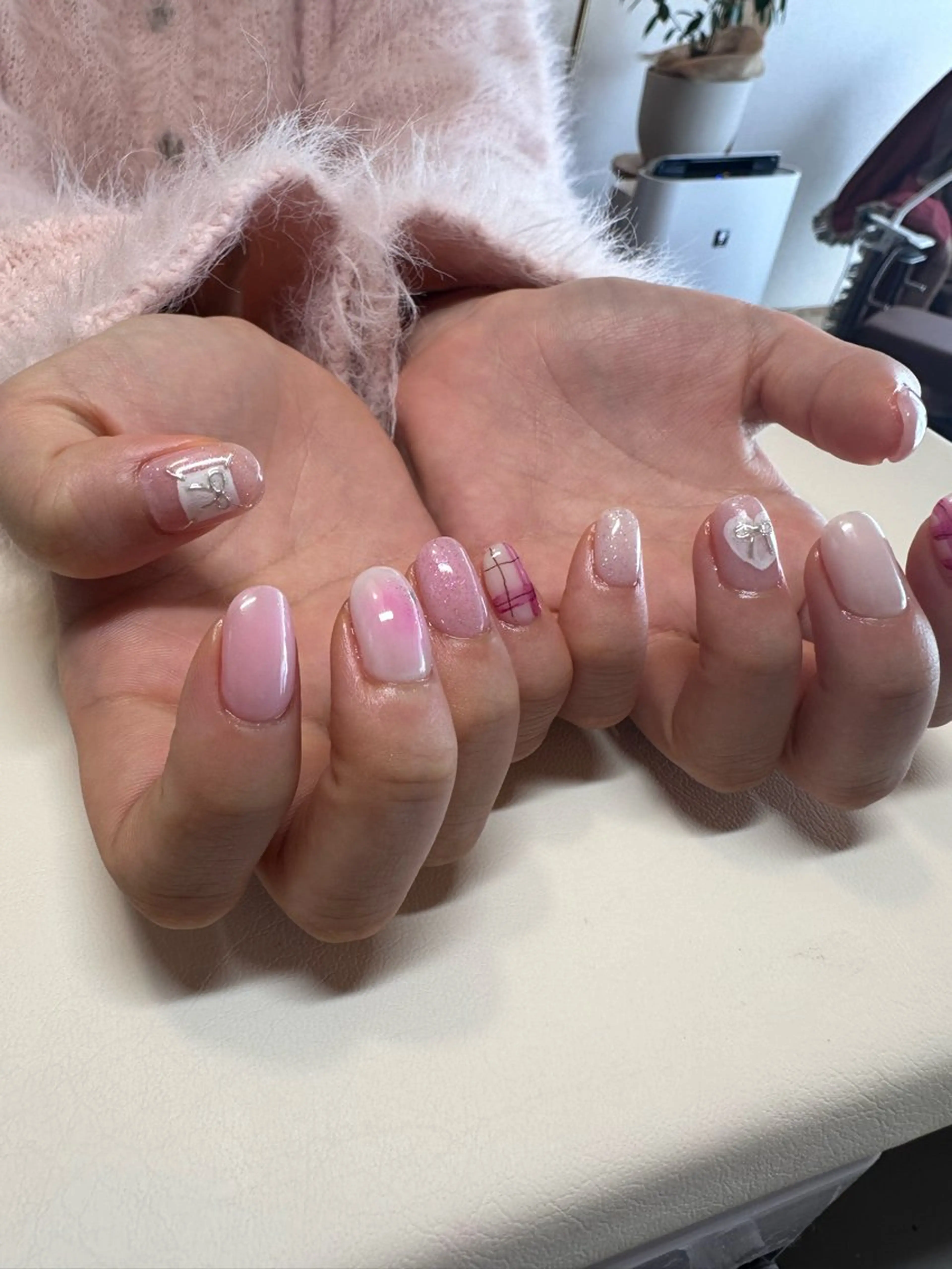 ネイル アートネイル ラメ(グリッター) ハンドネイル nikotnail 小林友美のネイルデザイン