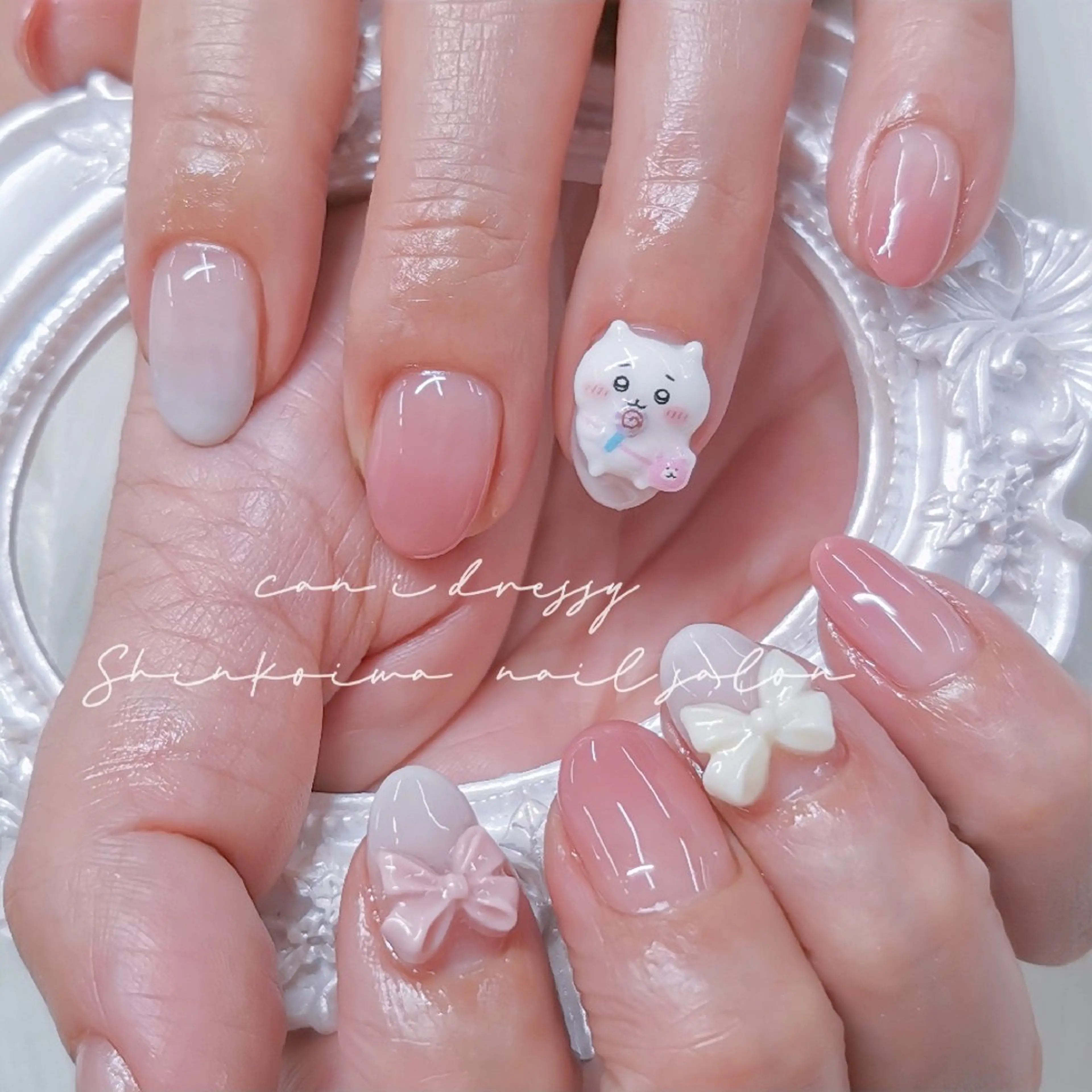 ネイル グラデーション ハンドネイル キャンアイレッシー 新小岩のネイルデザイン