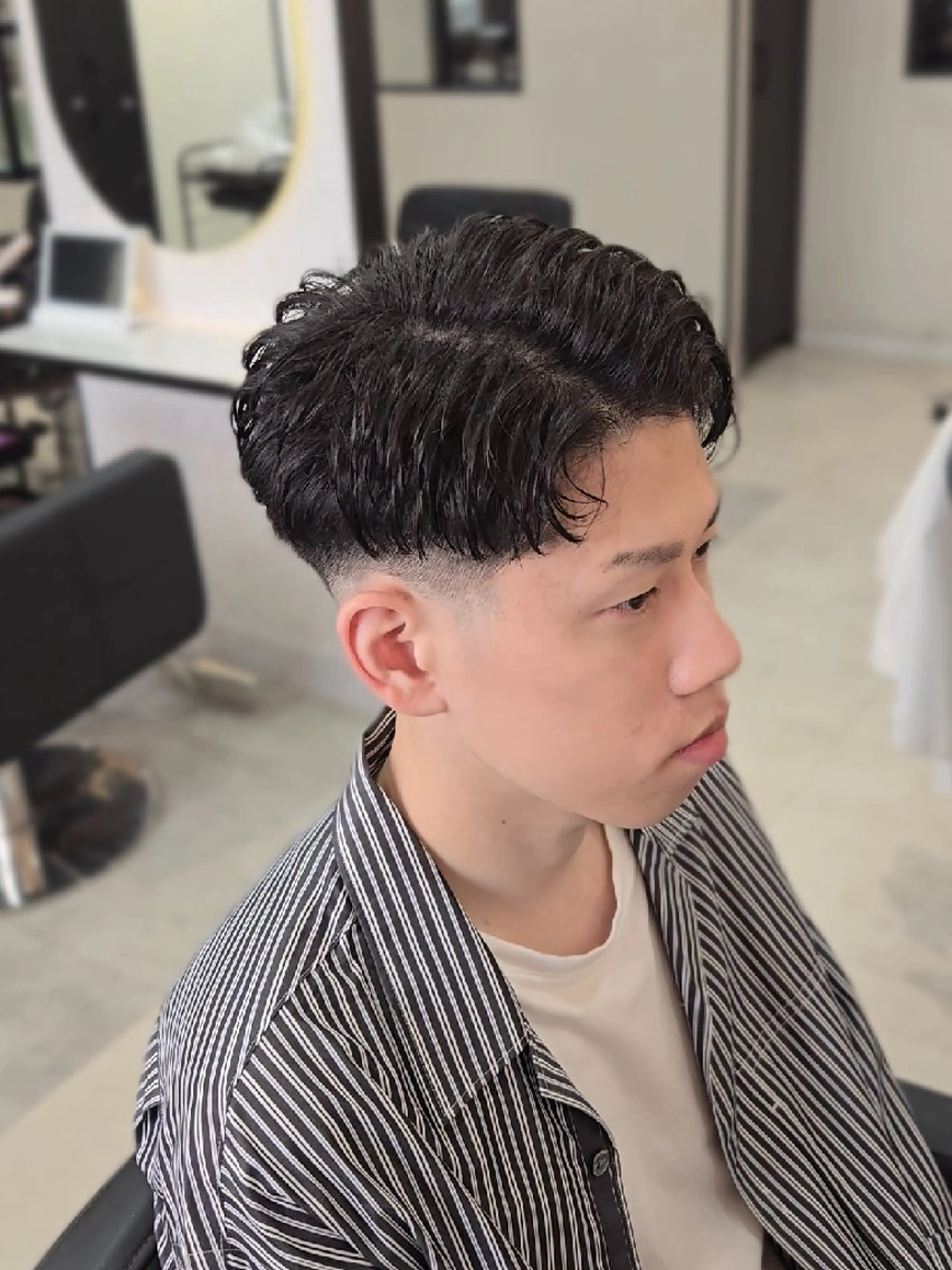 メンズ ショート ショートヘア カット ヘアセット Lapis 名古屋駅前店所属・LEN名古屋/パーマ メンズ特化美容師のヘアスタイル