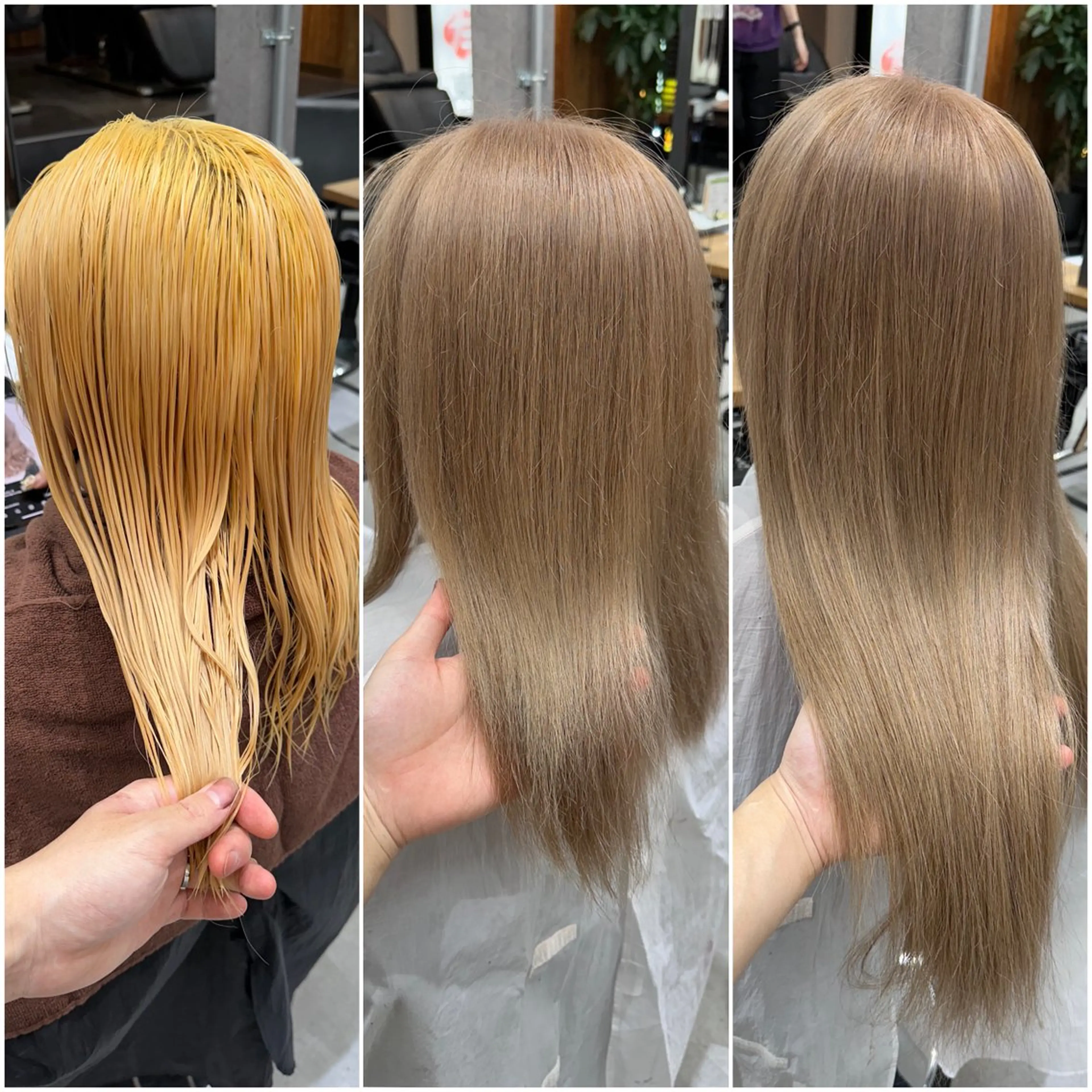 ロング カラー ダブルカラー エクステ ロング ヘアカラー トリートメント エクステ 池袋🧡ダブルカラー /馴染ませエクステのヘアスタイル