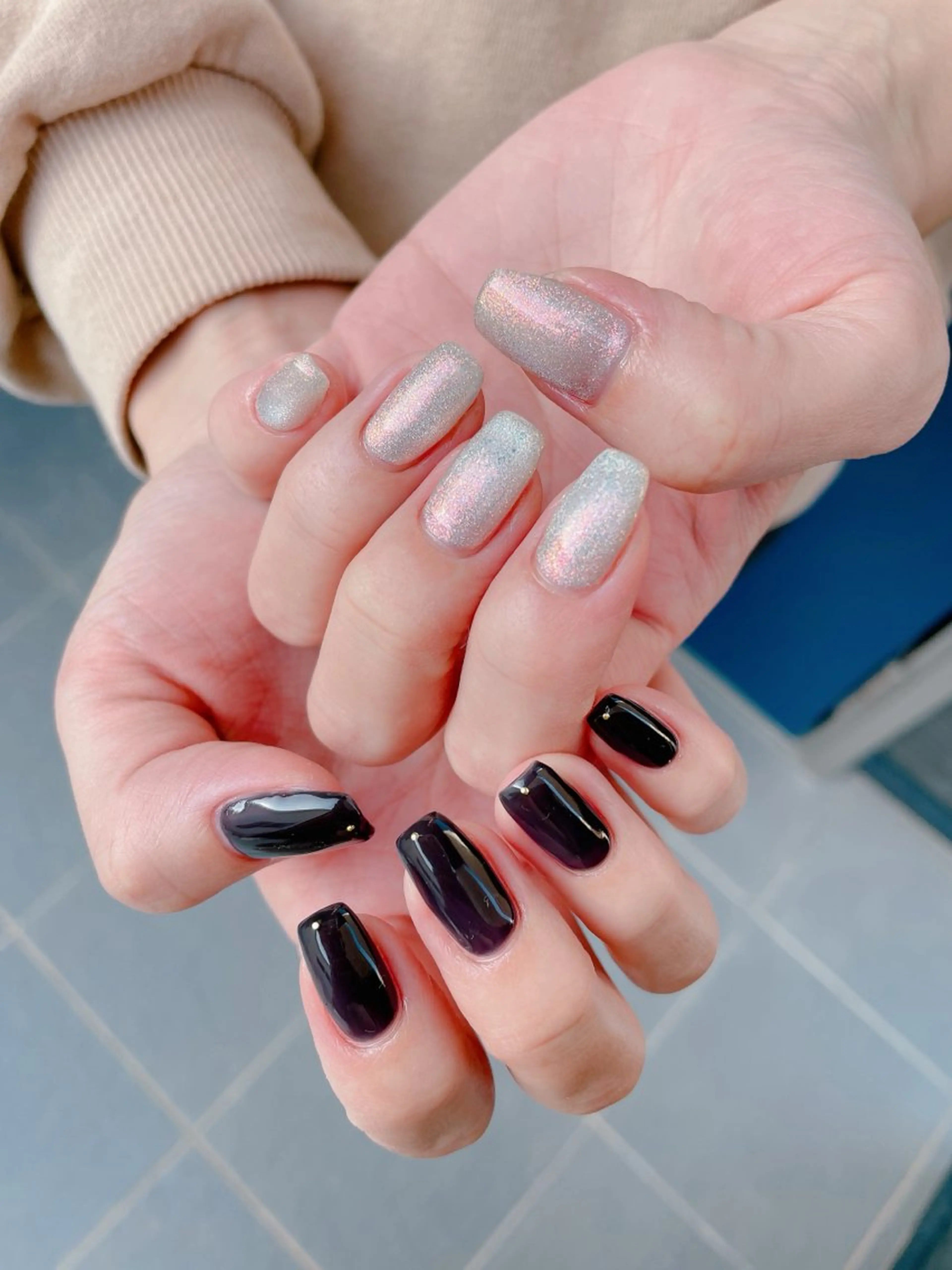 ネイル ワンカラーネイル ハンドネイル nail salon Ni-i-naのネイルデザイン