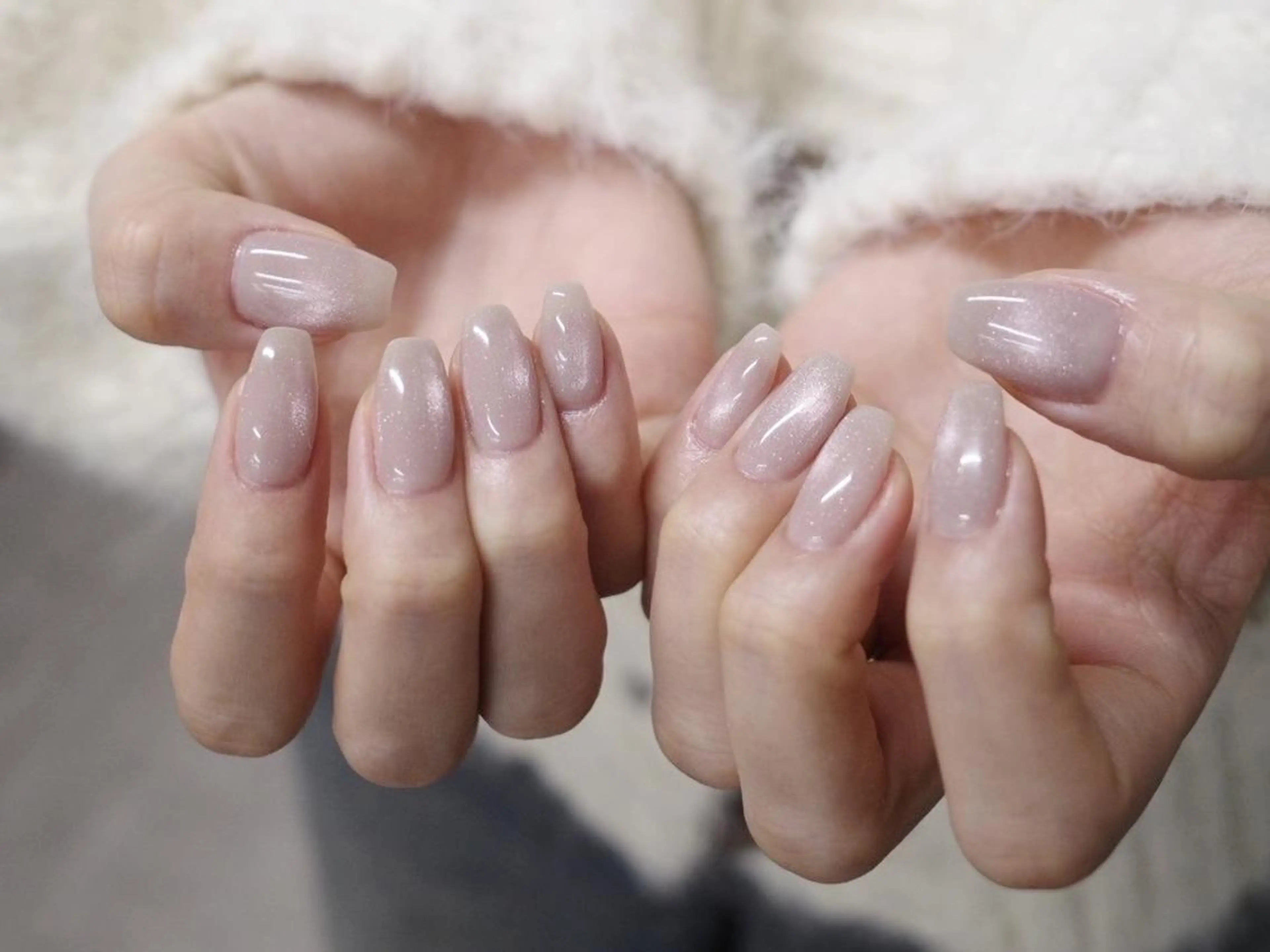 【ハンド】オフ無料　冬マグネットワンカラー　カラー変更OKの写真