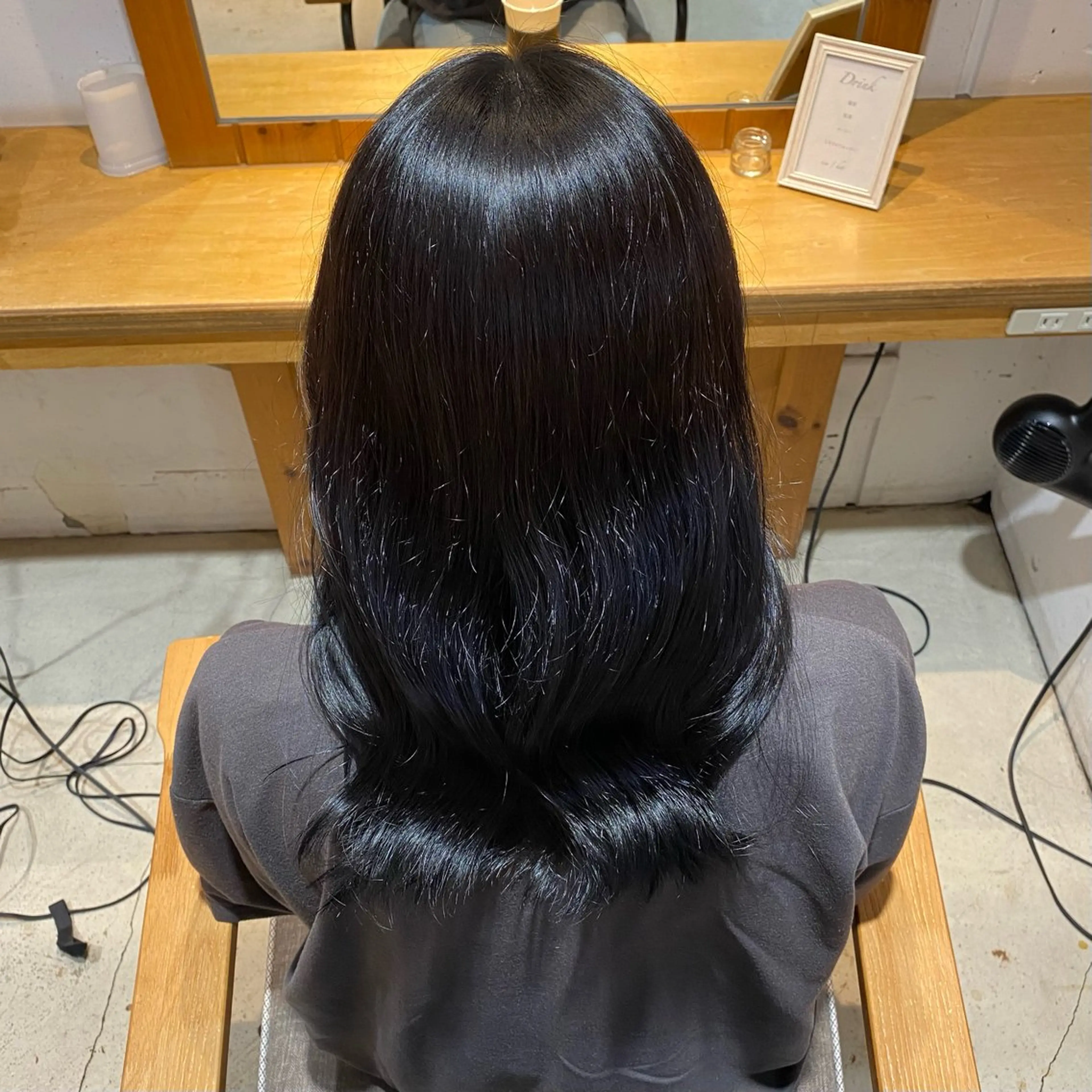セミロング カラー ヘアカラー トリートメント misaki アシスタント🎀のヘアスタイル