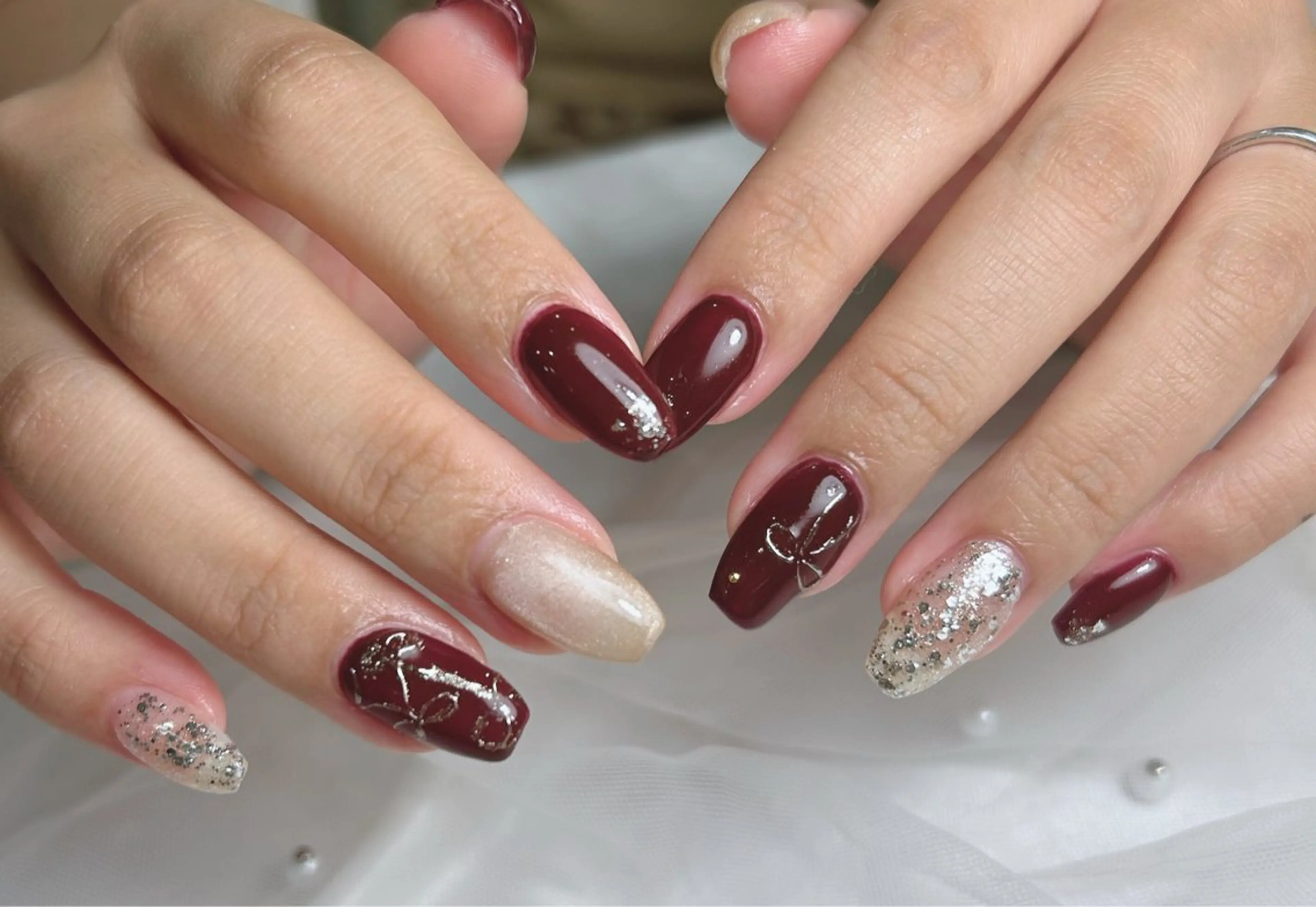 ネイル ハンドネイル Monart♡ 石光のネイルデザイン