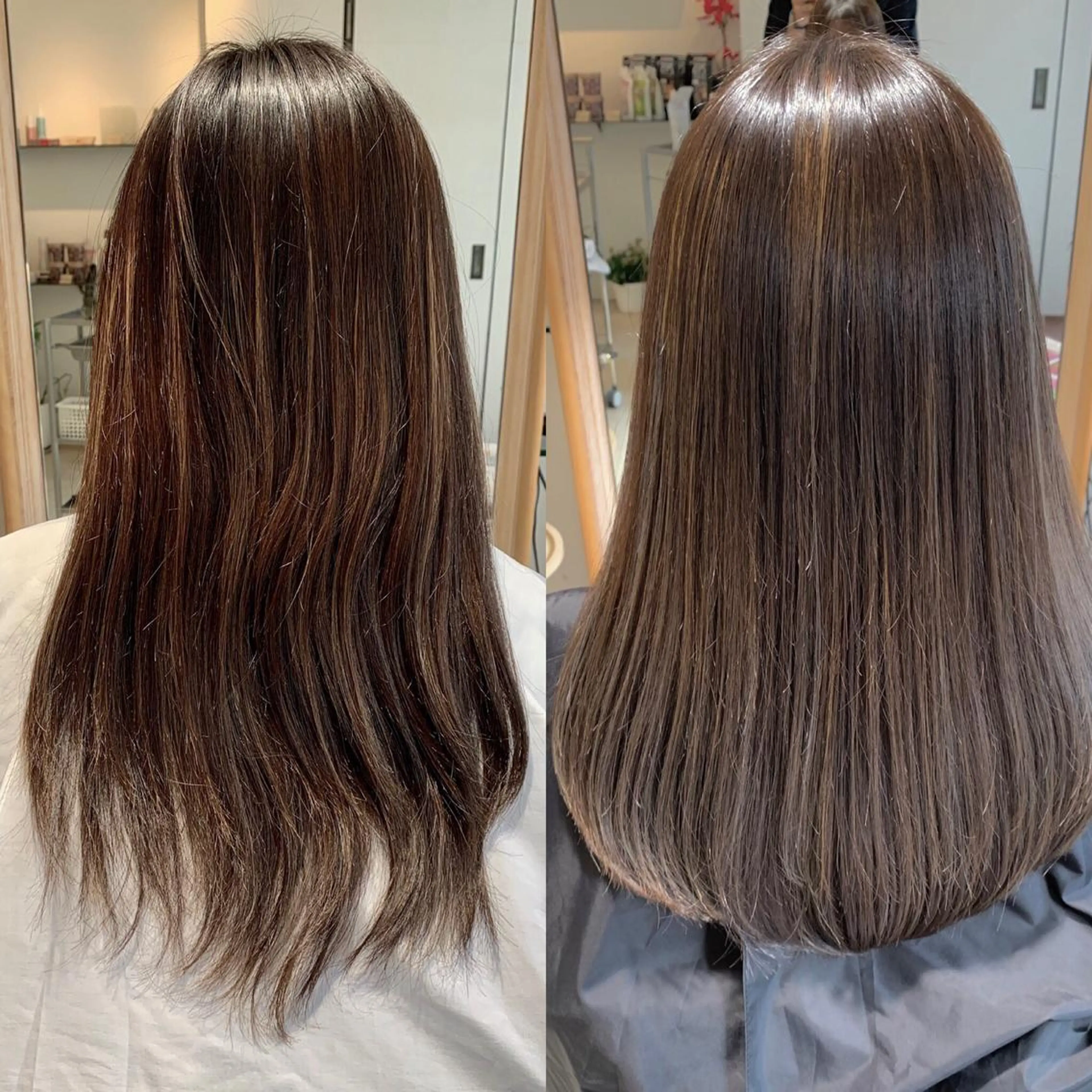 ロング カット ヘアカラー トリートメント 平田 健一のヘアスタイル
